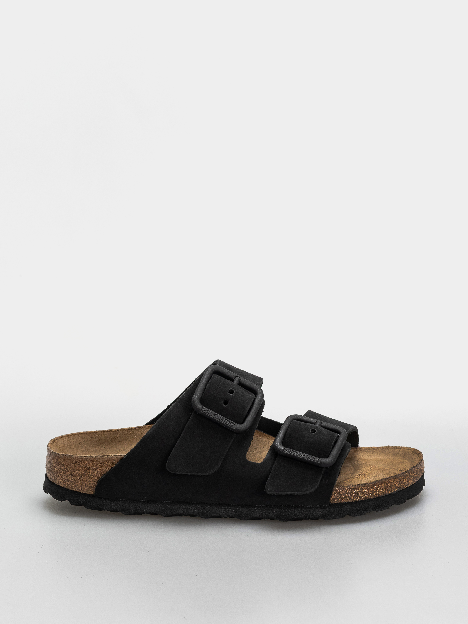 u0428u043bu044cu043eu043fu0430u043du0446u0456 Birkenstock Arizona Wire Buckle Nubuck Leather Narrow (black)