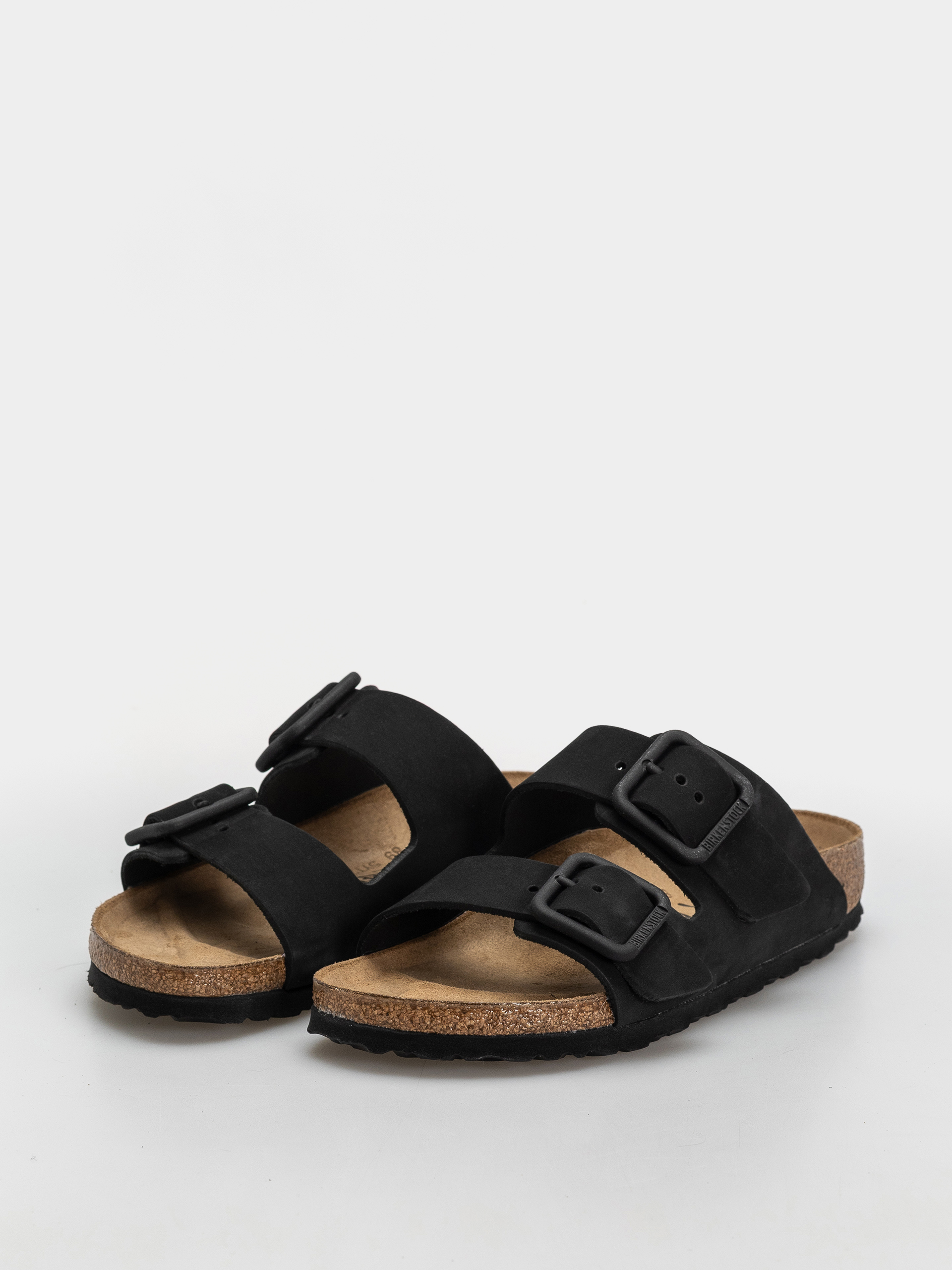 Шльопанці Birkenstock Arizona Wire Buckle Nubuck Leather Narrow (black)