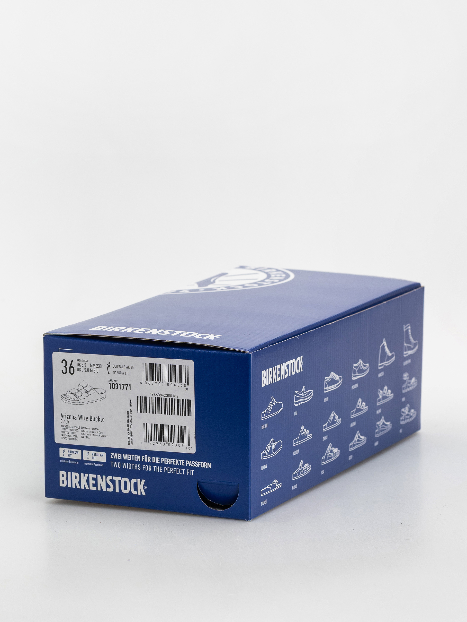 Шльопанці Birkenstock Arizona Wire Buckle Nubuck Leather Narrow (black)