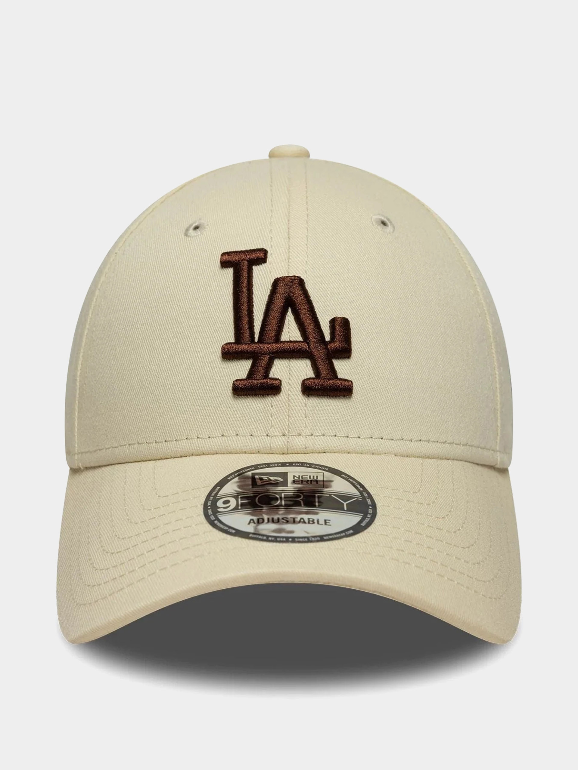 Кепка New Era League Essential 9Forty La Dodgers (light cream/chestnut)