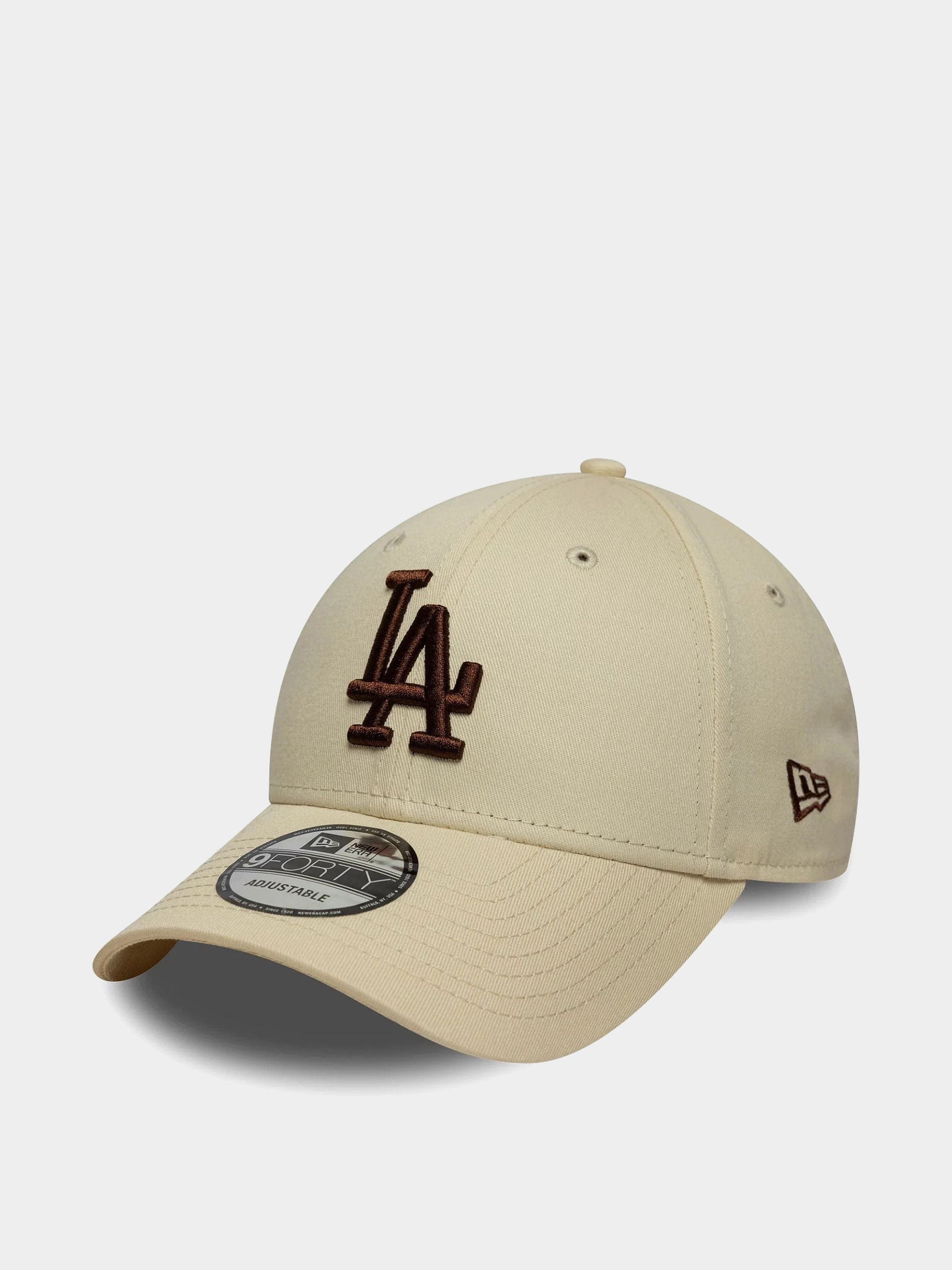 Кепка New Era League Essential 9Forty La Dodgers (light cream/chestnut)