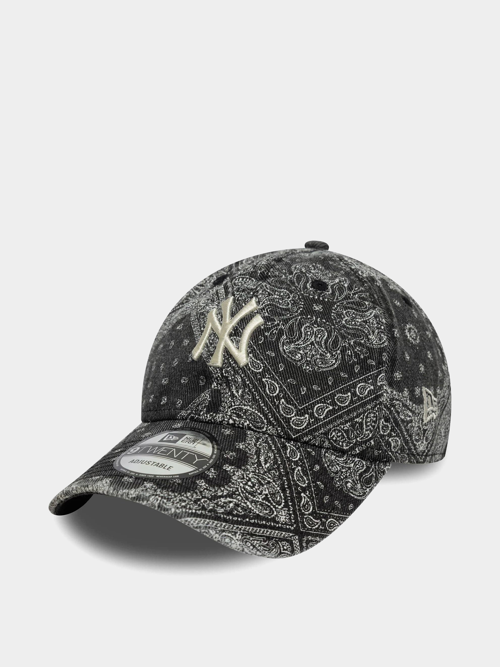 u041au0435u043fu043au0430 New Era Washed Paisley 9Twenty New York Yankees (black)