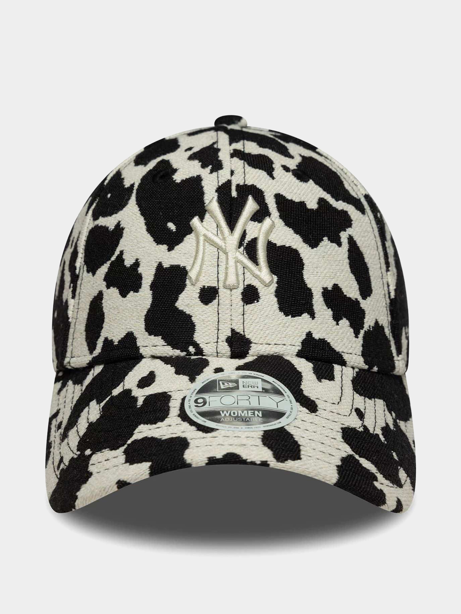 Кепка New Era Cow Midi 9Forty New York Yankees Wmn (black/white)