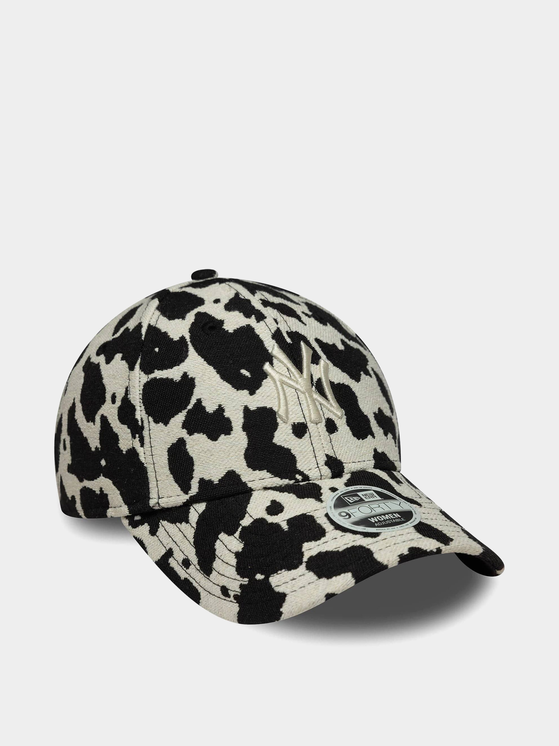 Кепка New Era Cow Midi 9Forty New York Yankees Wmn (black/white)