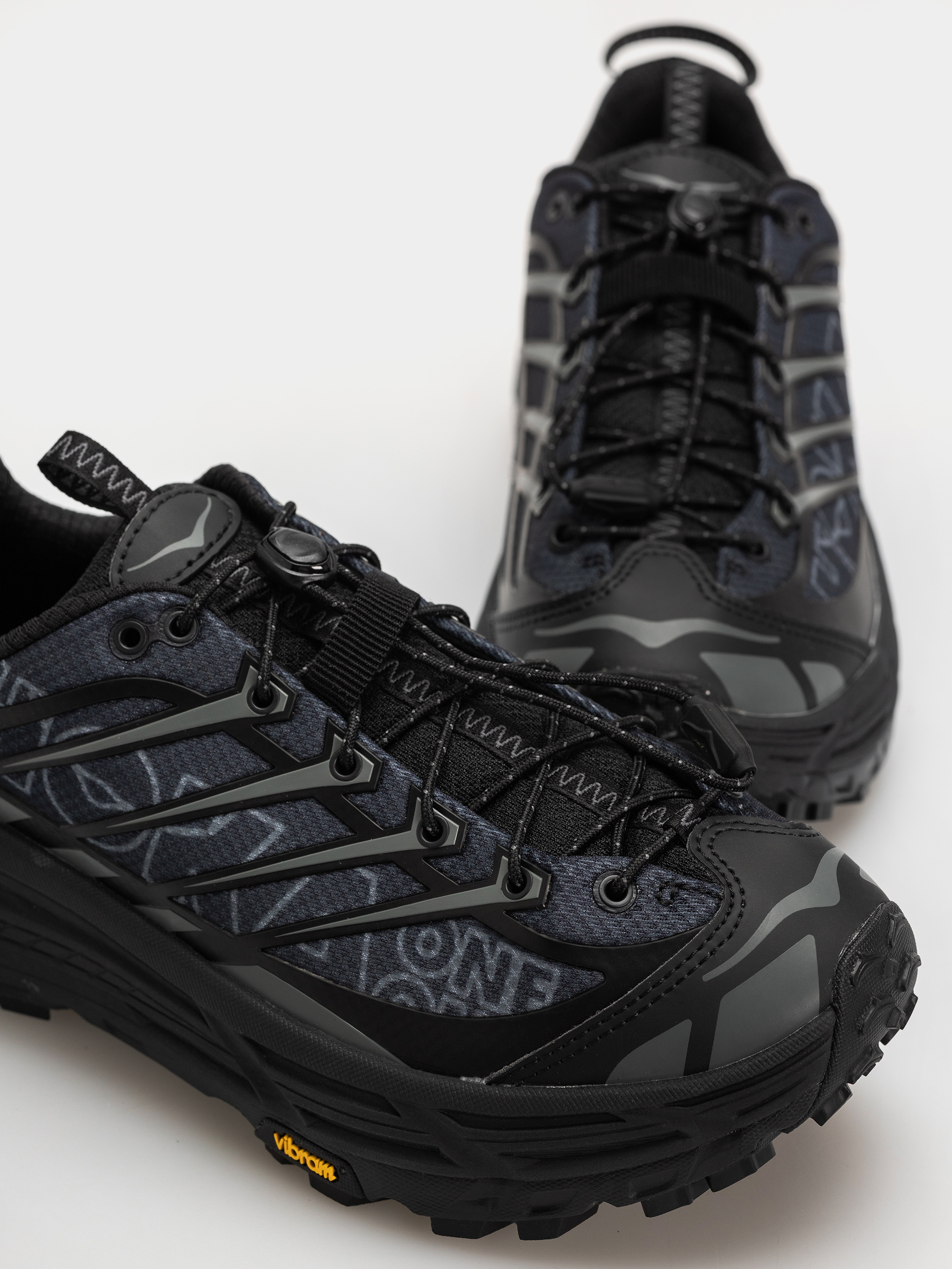 Взуття Hoka Mafate Three 2 Wordmark (black/outer orbit)