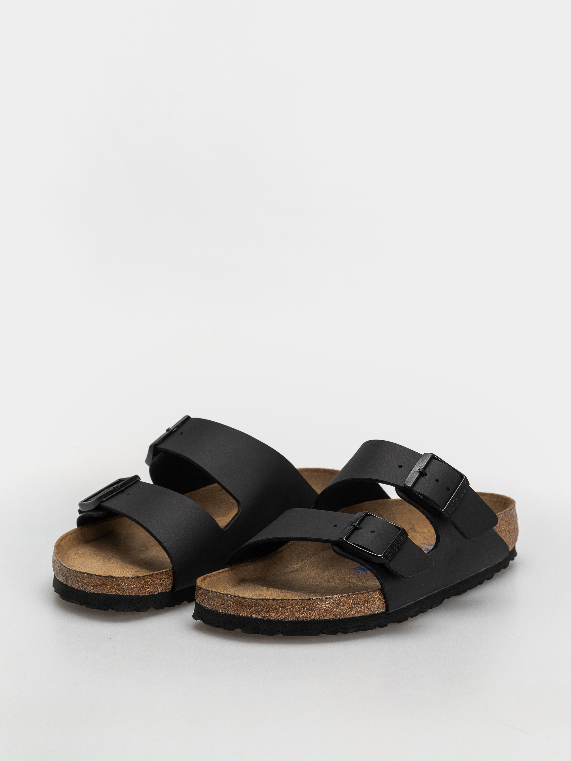 Шльопанці Birkenstock Arizona Soft Footbed Birko Flor Regular (black)