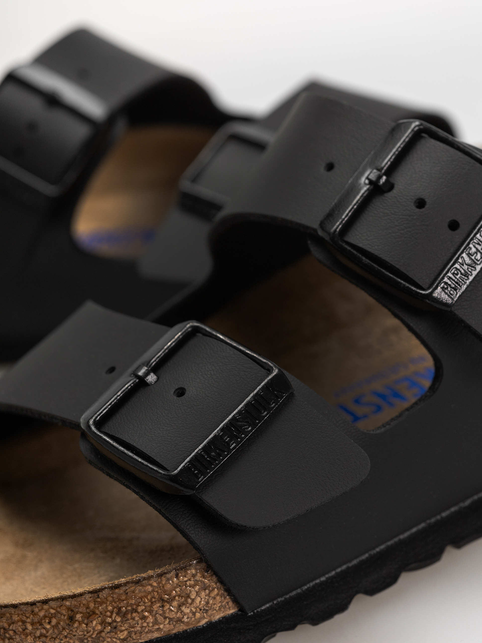 Шльопанці Birkenstock Arizona Soft Footbed Birko Flor Regular (black)