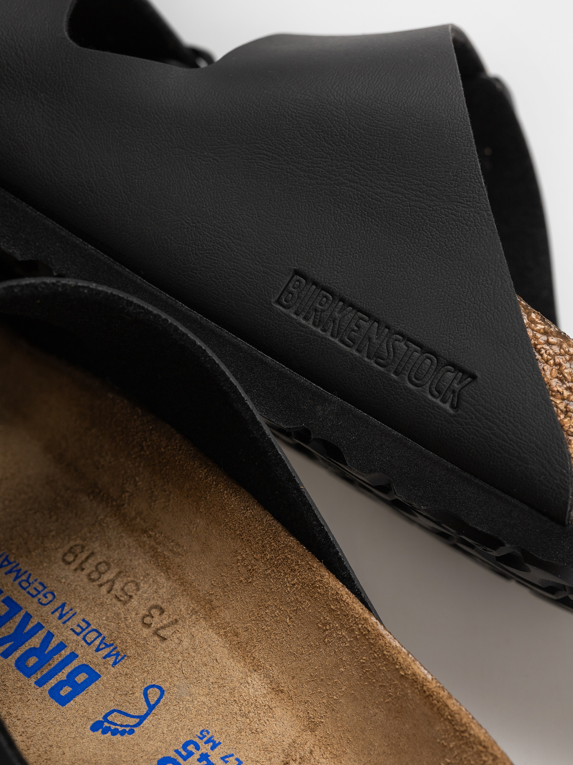 Шльопанці Birkenstock Arizona Soft Footbed Birko Flor Regular (black)