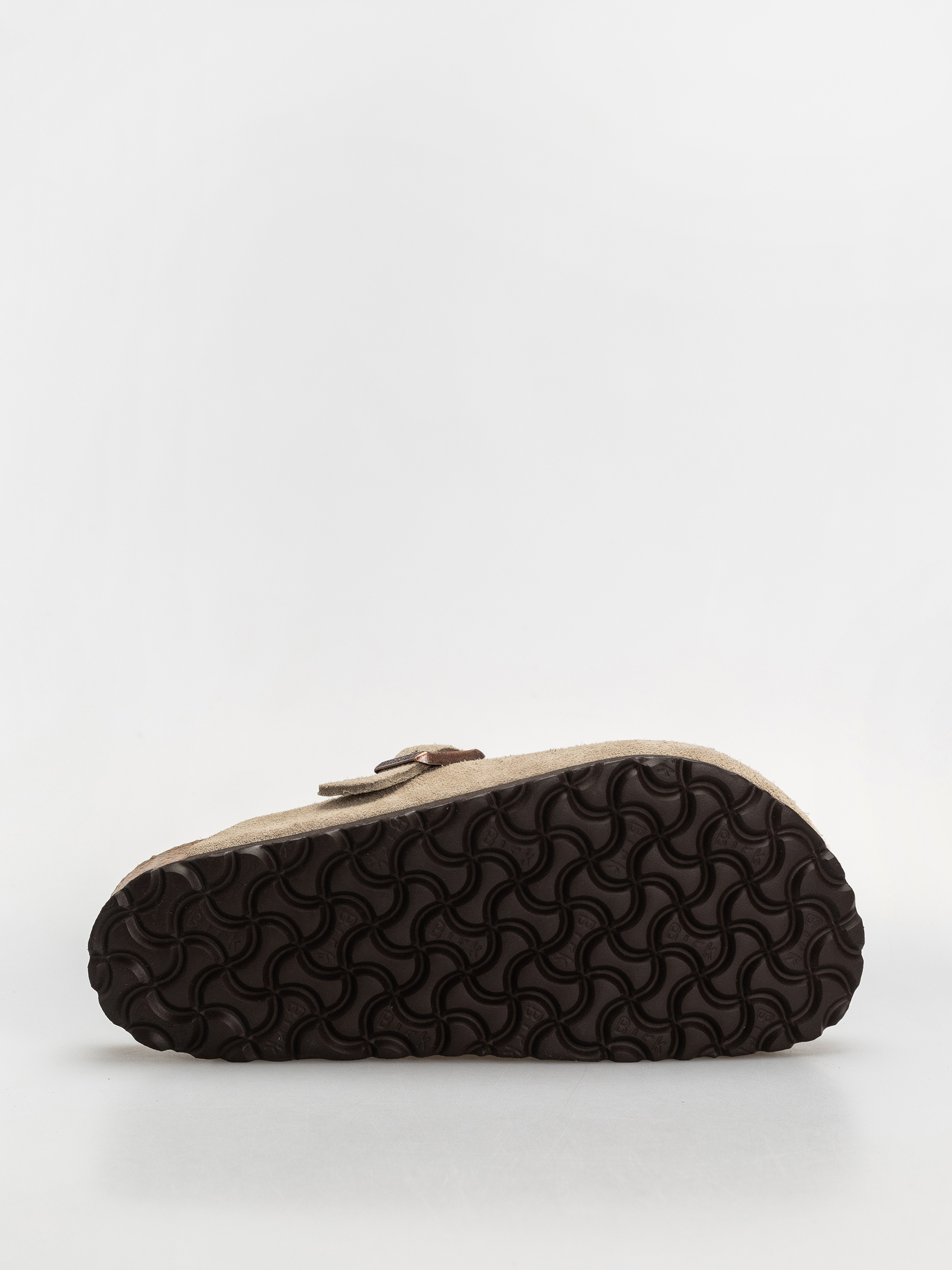 Шльопанці Birkenstock Boston Soft Footbed Suede Leather Regular (taupe)