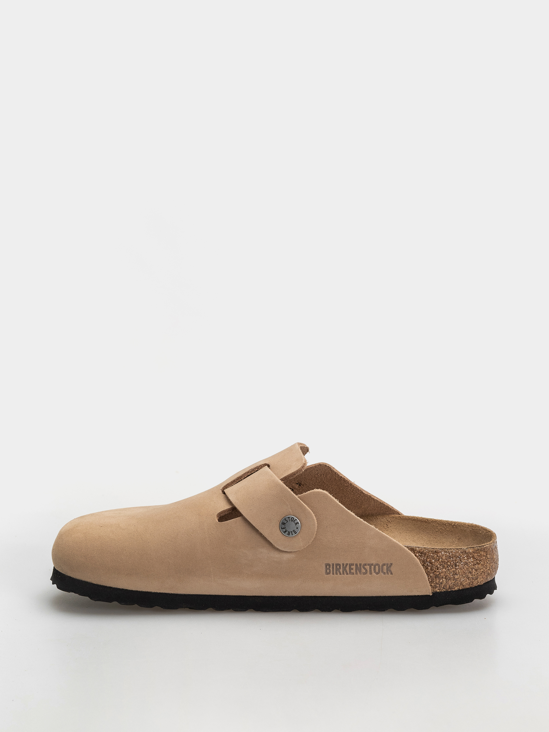 Шльопанці Birkenstock Boston Wire Buckle Nubuck Leather Narrow (sandcastle)