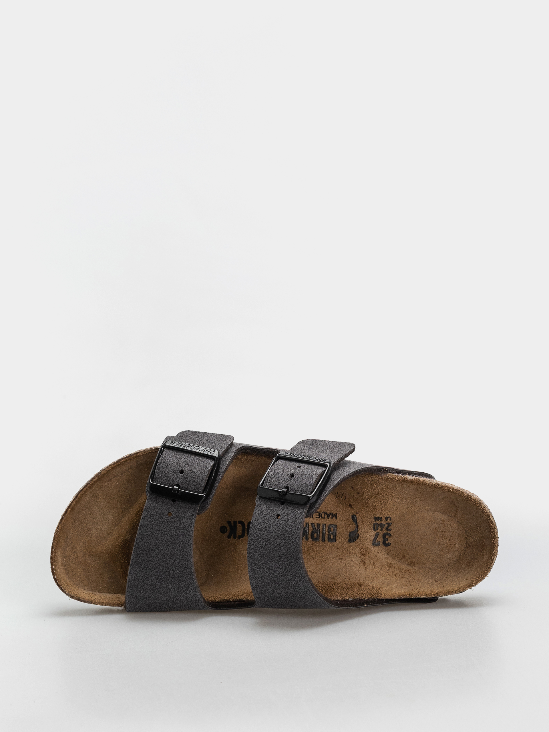 Шльопанці Birkenstock Arizona Birkibuc Narrow (velvet gray/black)