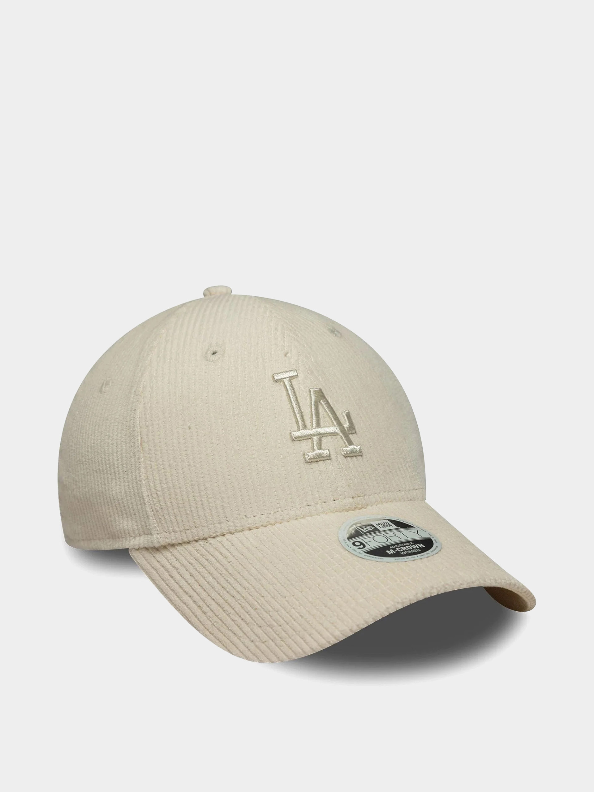 Кепка New Era Pastel Cord 9Forty Mc La Dodgers Wmn (light cream)