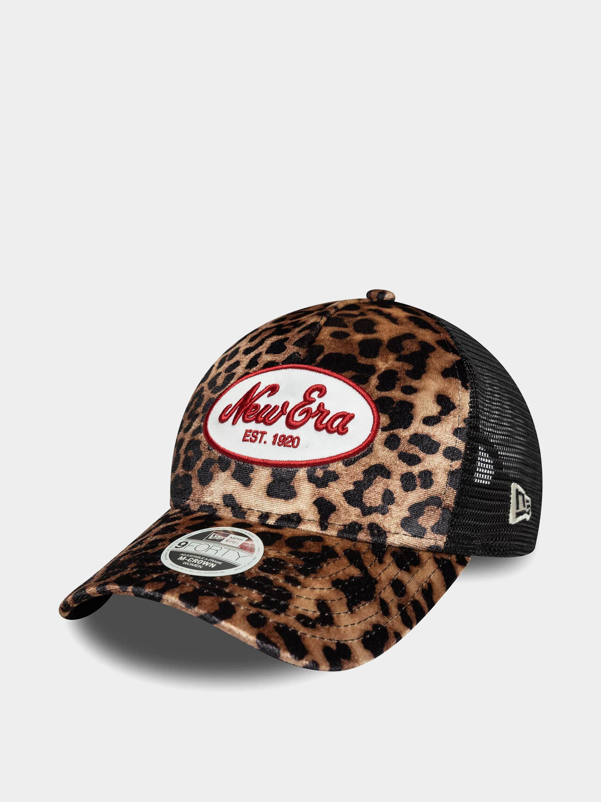 Кепка New Era Leopard Mc Af Trucker Wmn