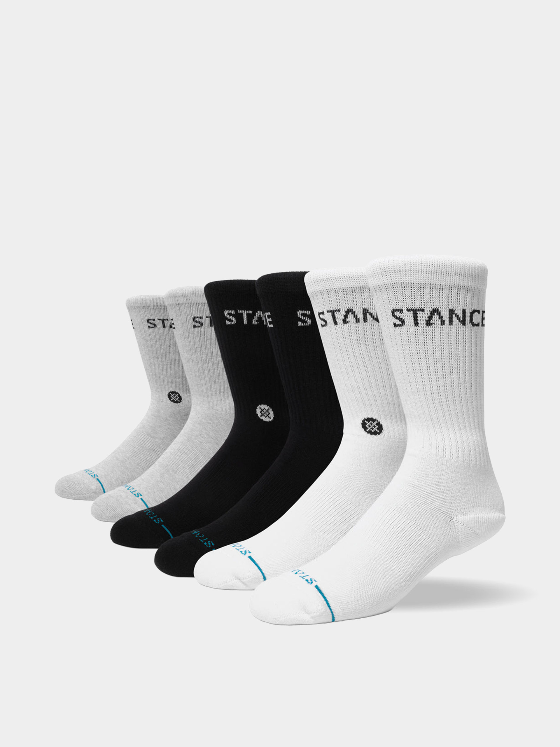  Шкарпетки Stance Origin 6 Pack Crew (multi)