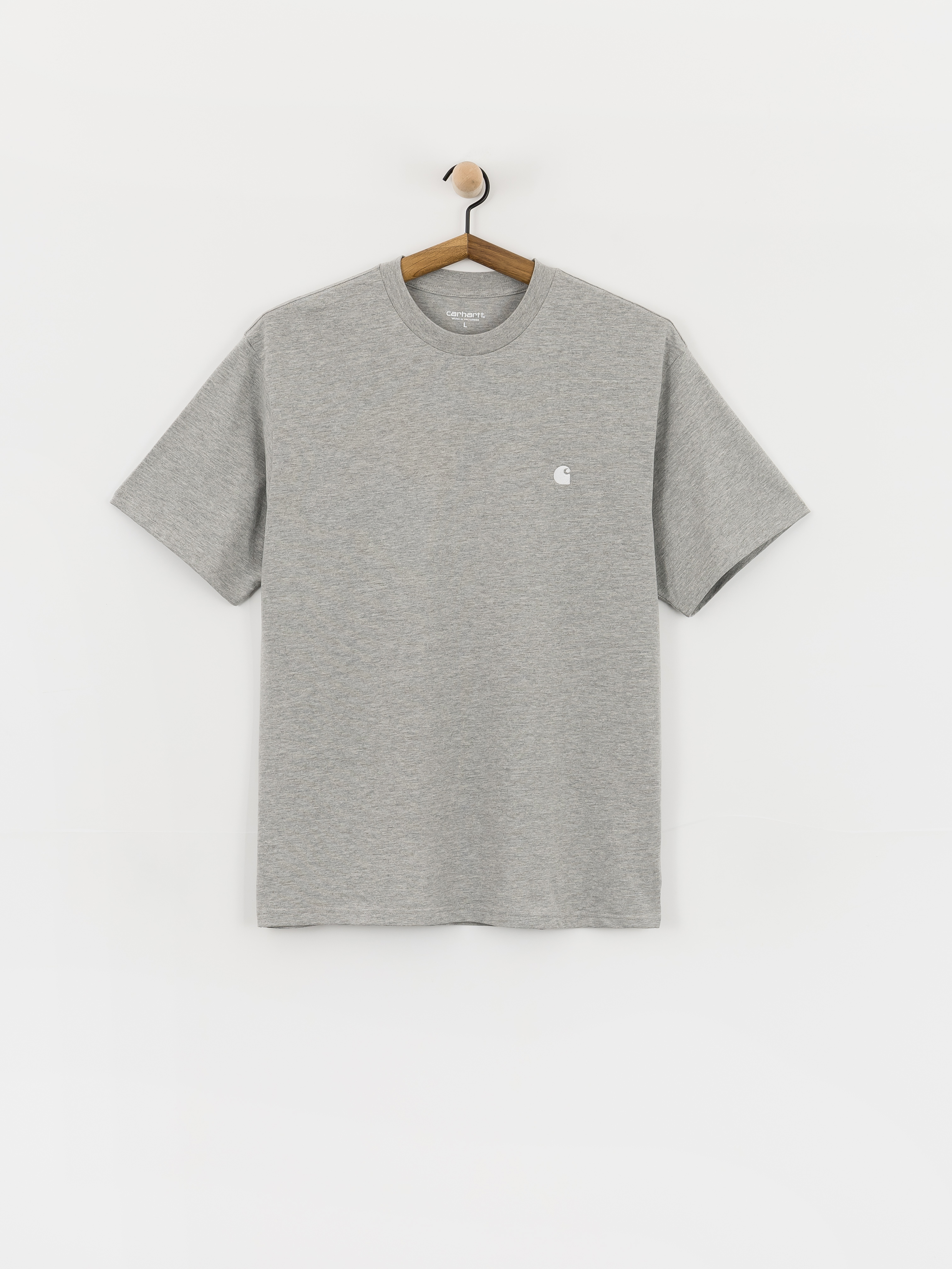 Футболка Carhartt WIP Madison (grey heather/white)