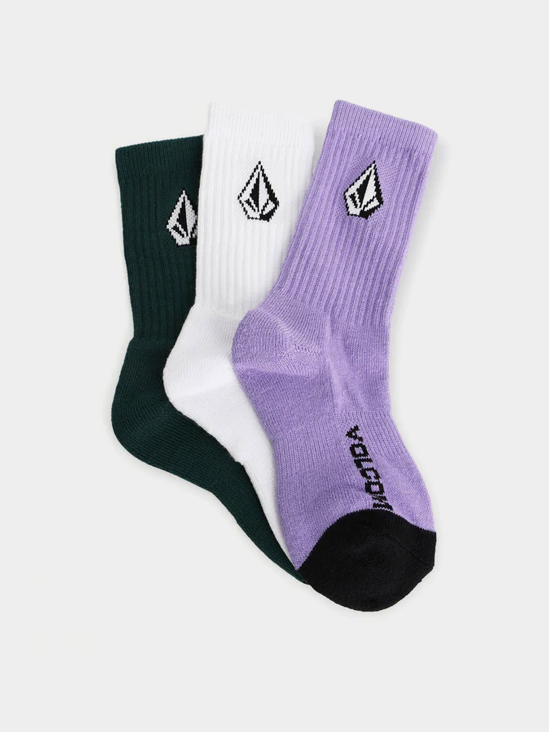  Шкарпетки Volcom Full Stone 3Pk JR (multi)
