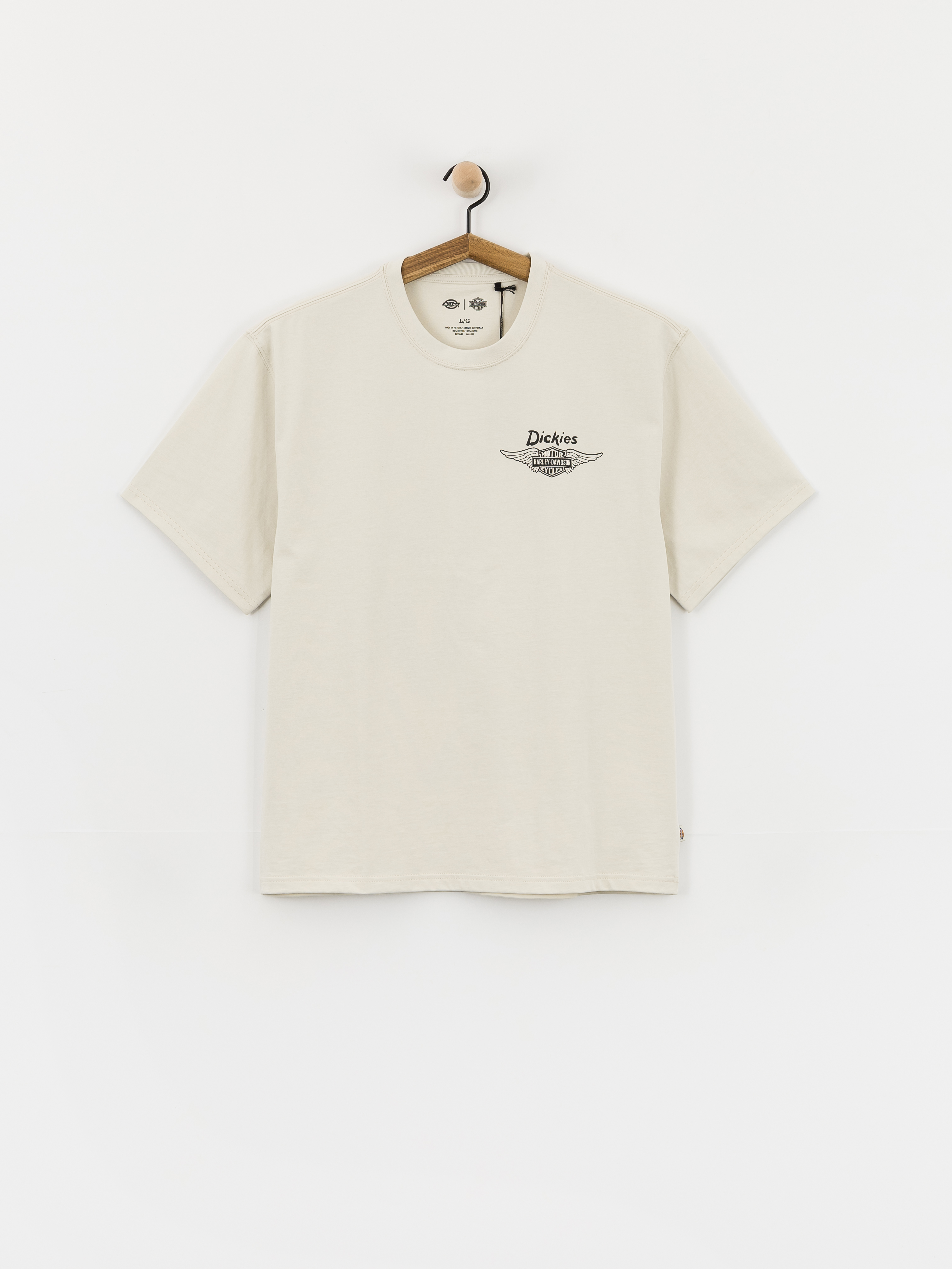 Футболка Dickies X Harley Davidson Vintage Wash (bone)