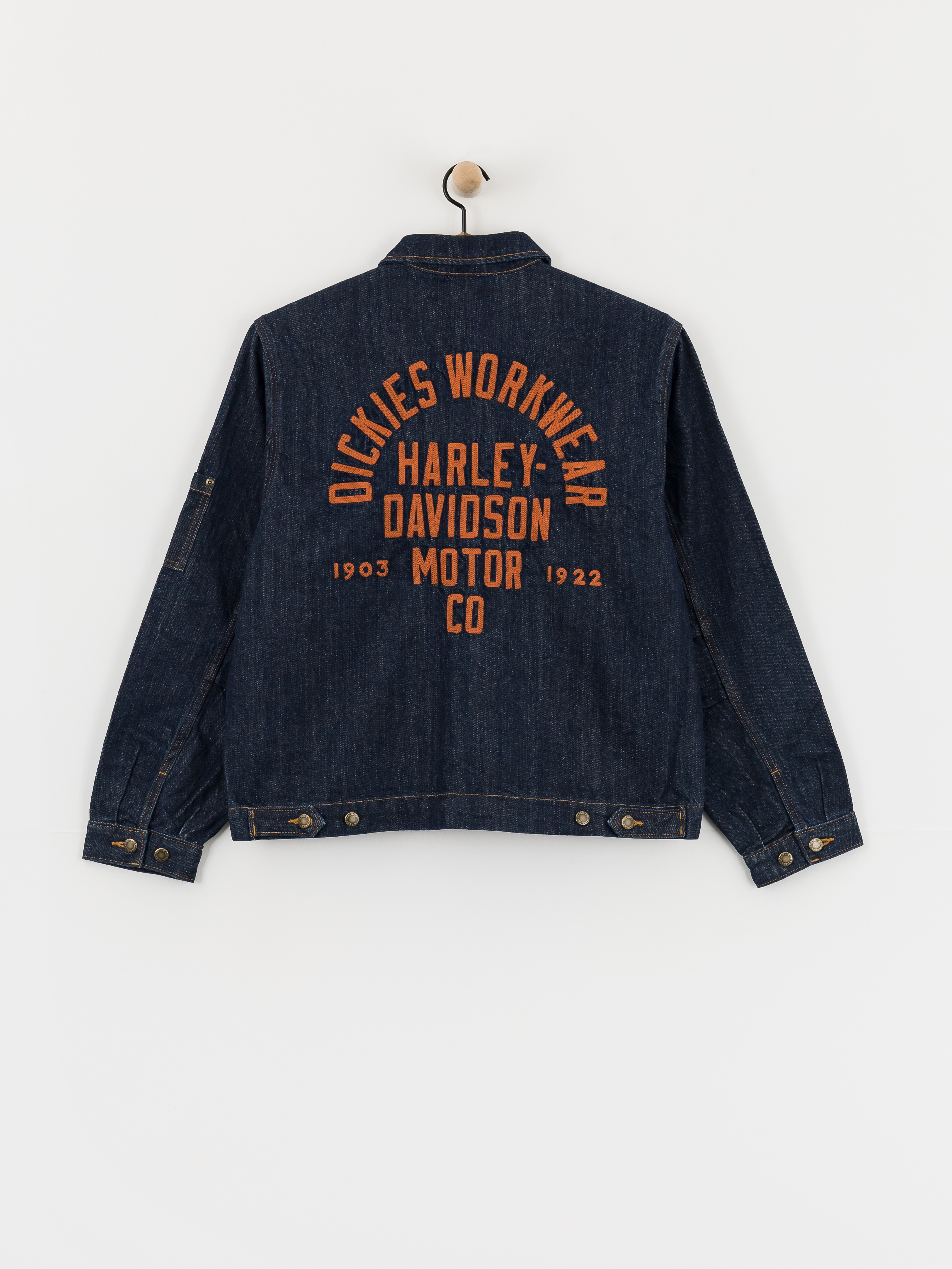 Куртка Dickies X Harley Davidson Boxy Denim (rinsed indigo blue)