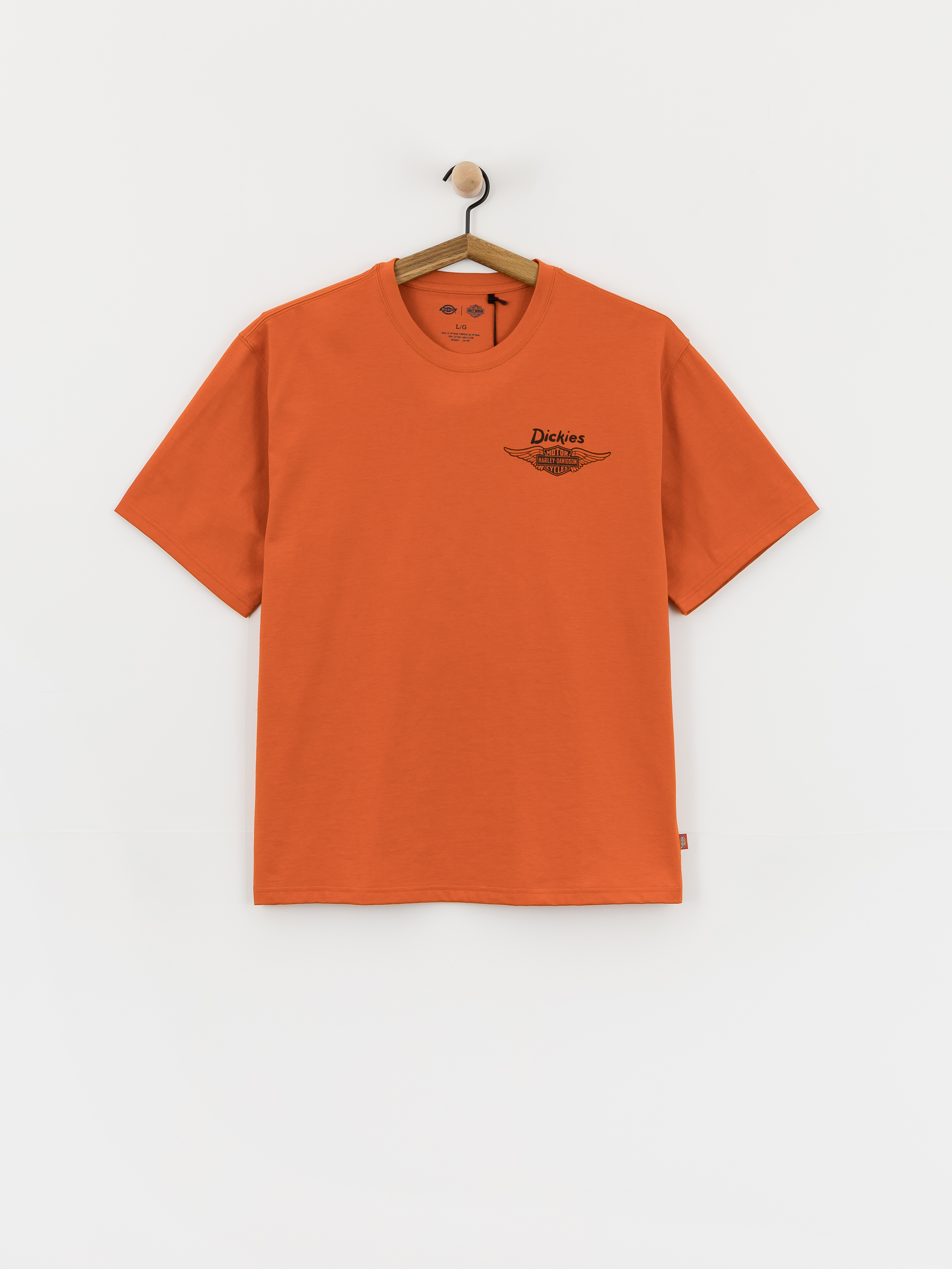 Футболка Dickies X Harley Davidson Vintage Wash (hd vintage orange)
