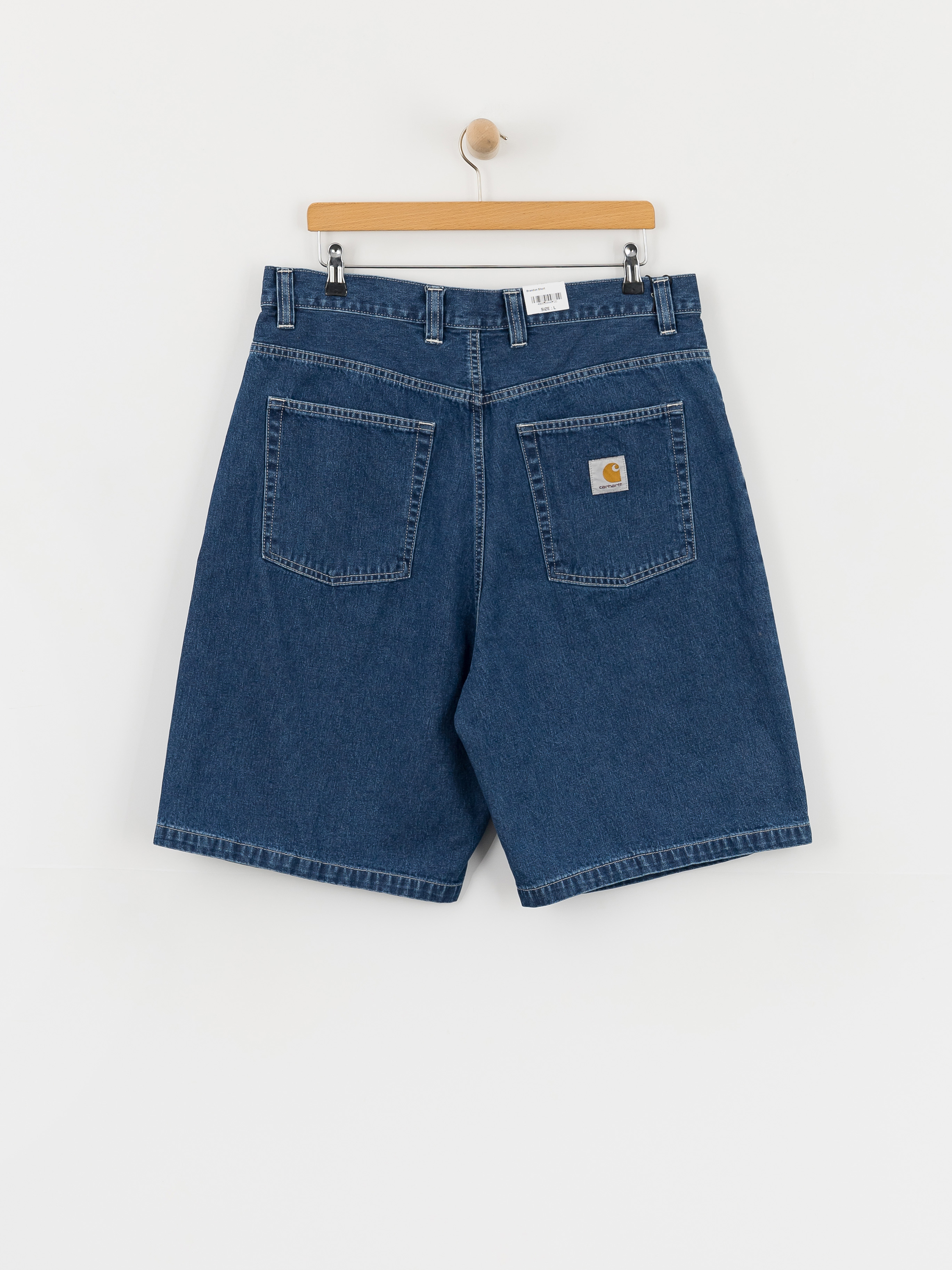 Шорти Carhartt WIP Brandon (blue stone washed)