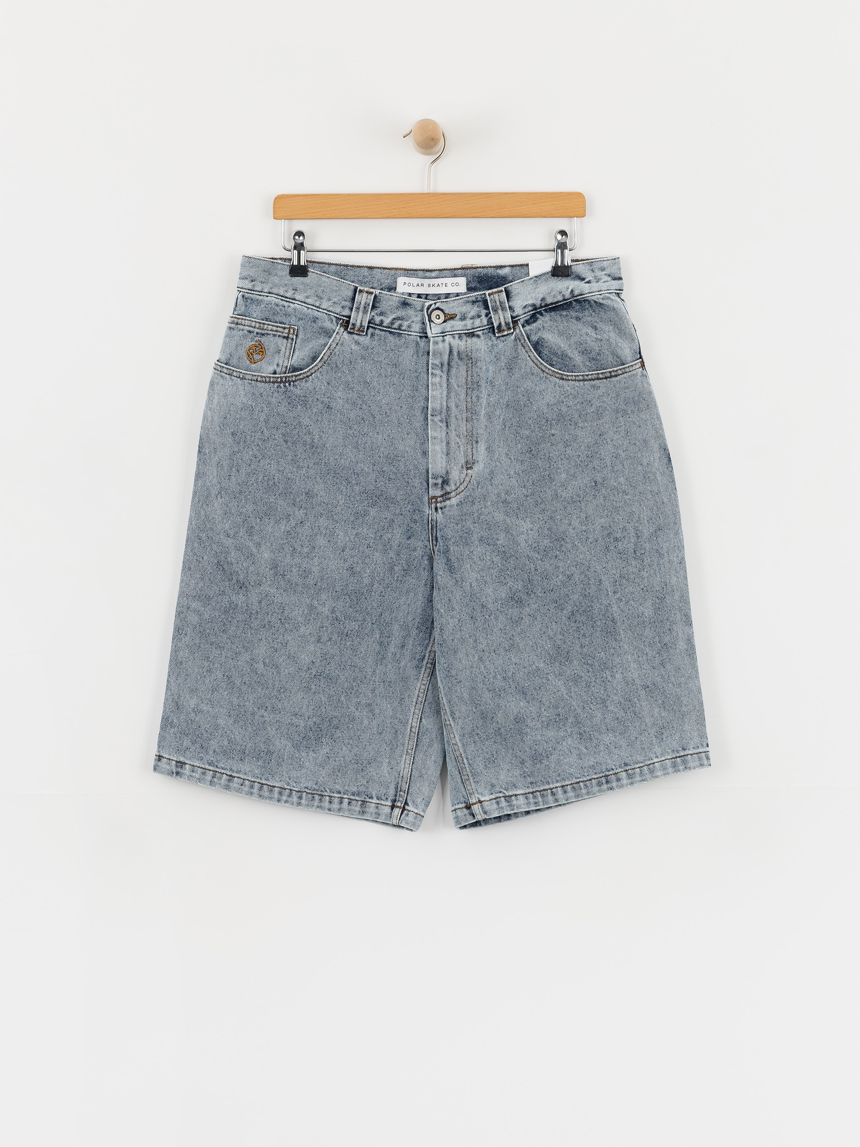 Шорти Polar Skate Big Boy (heavy washed blue)