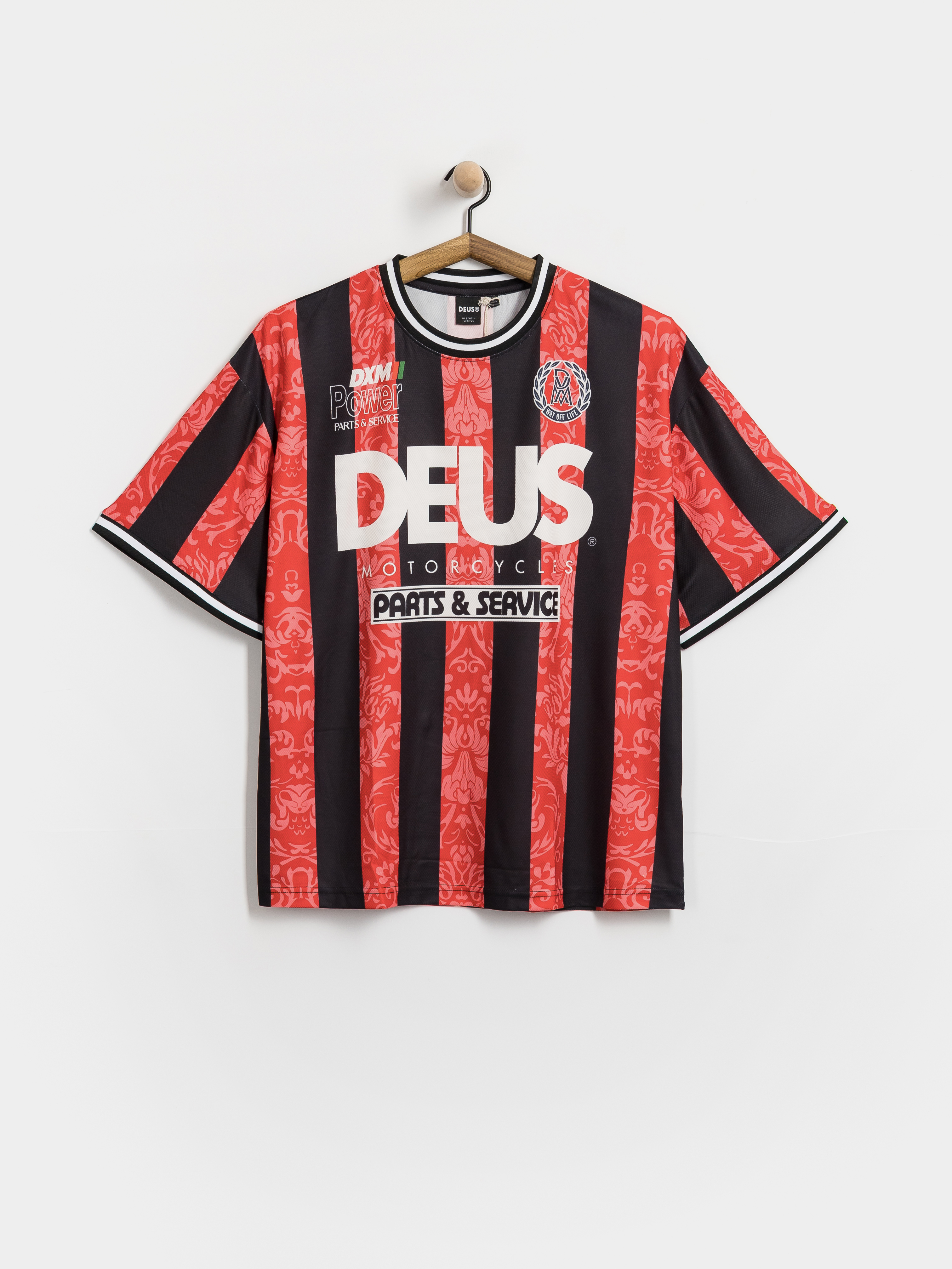 Футболка Deus Ex Machina Nouveau Moto (fiery red)