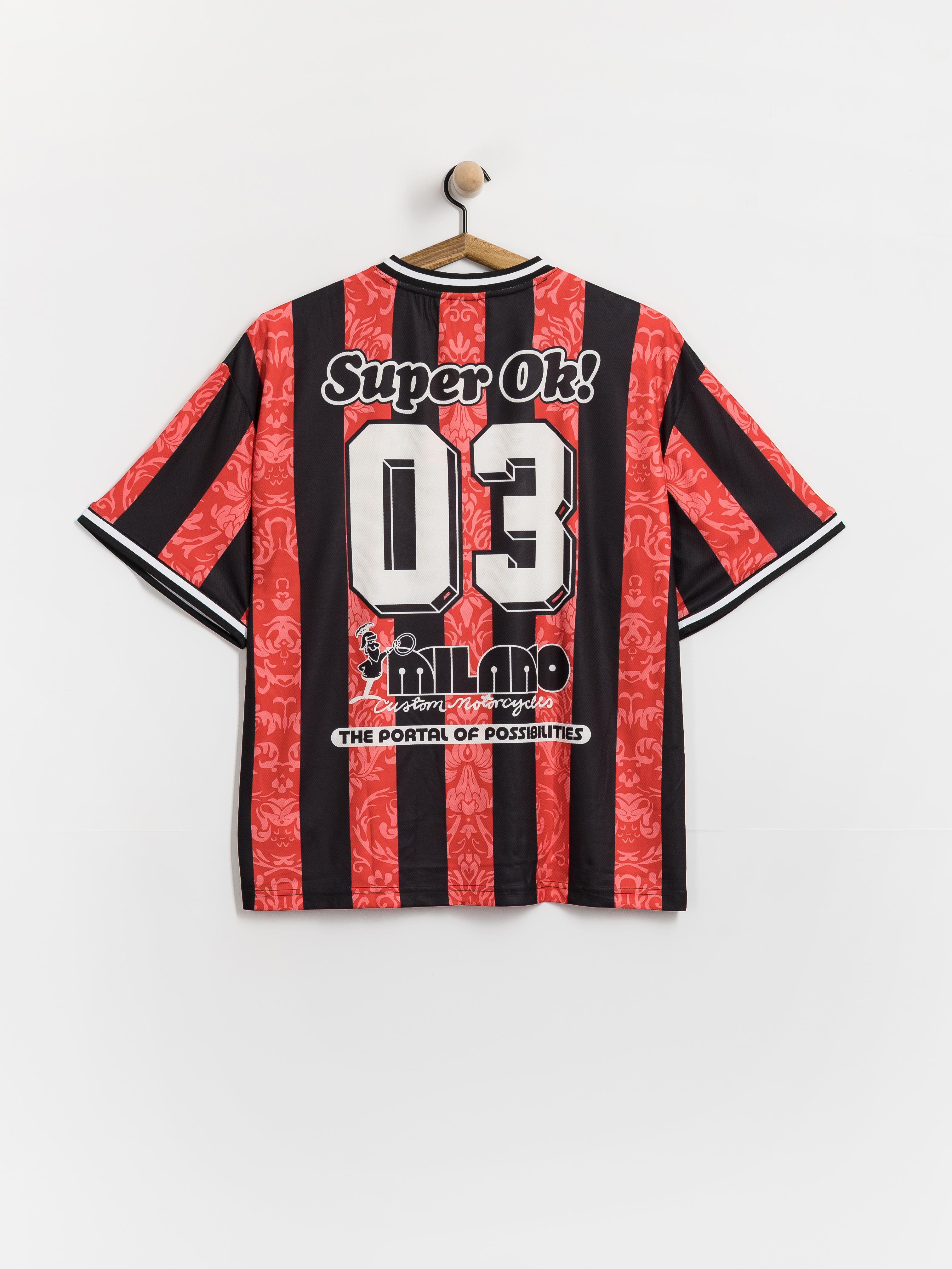 Футболка Deus Ex Machina Nouveau Moto (fiery red)