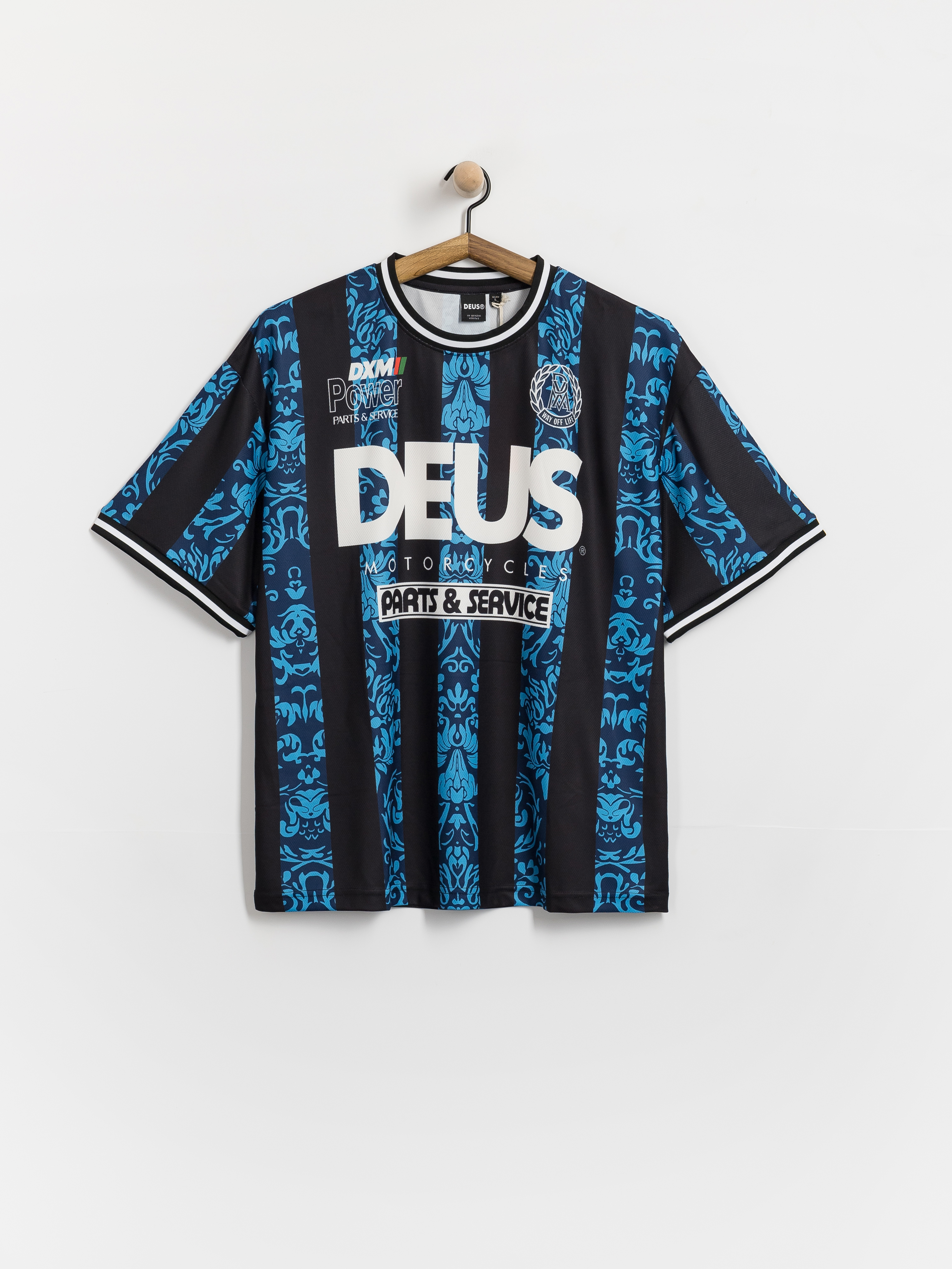 Футболка Deus Ex Machina Nouveau Moto (pageant blue)