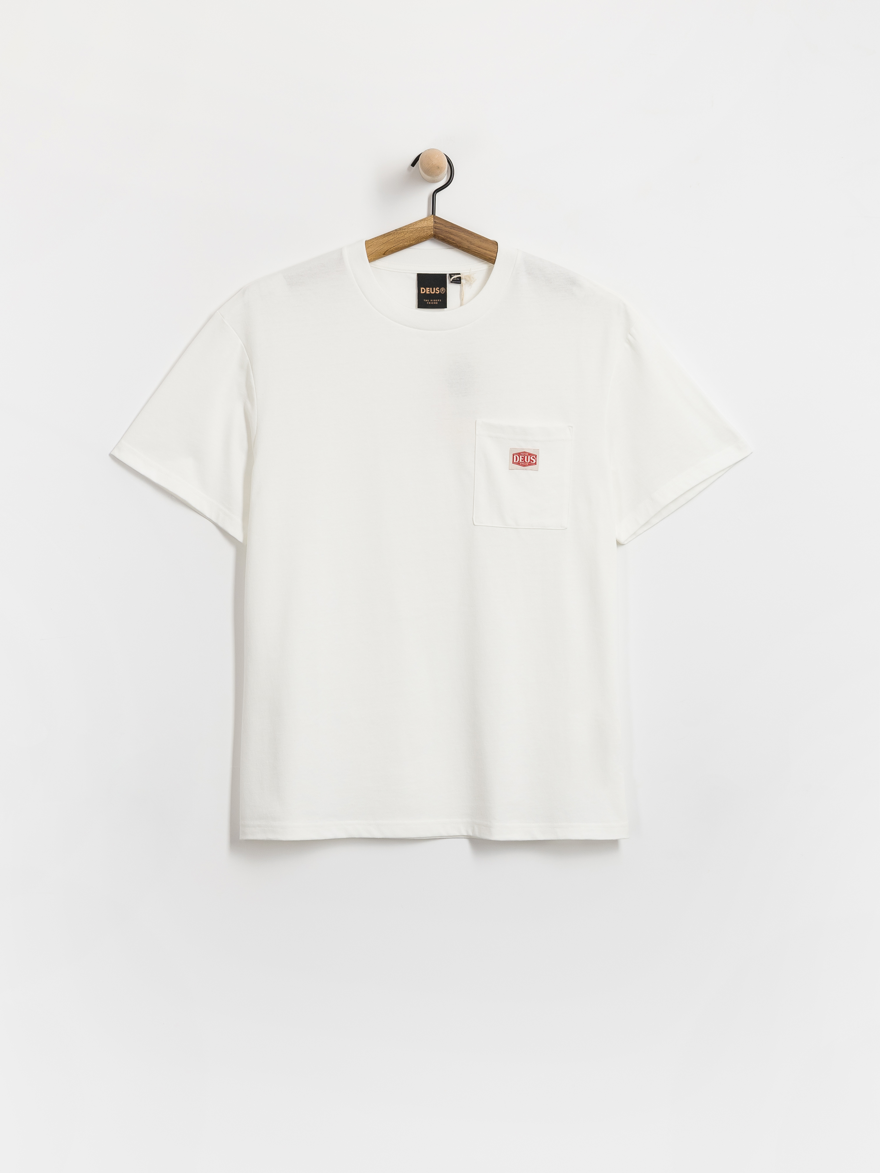 Футболка Deus Ex Machina Parts & Service Pocket (vintage white)