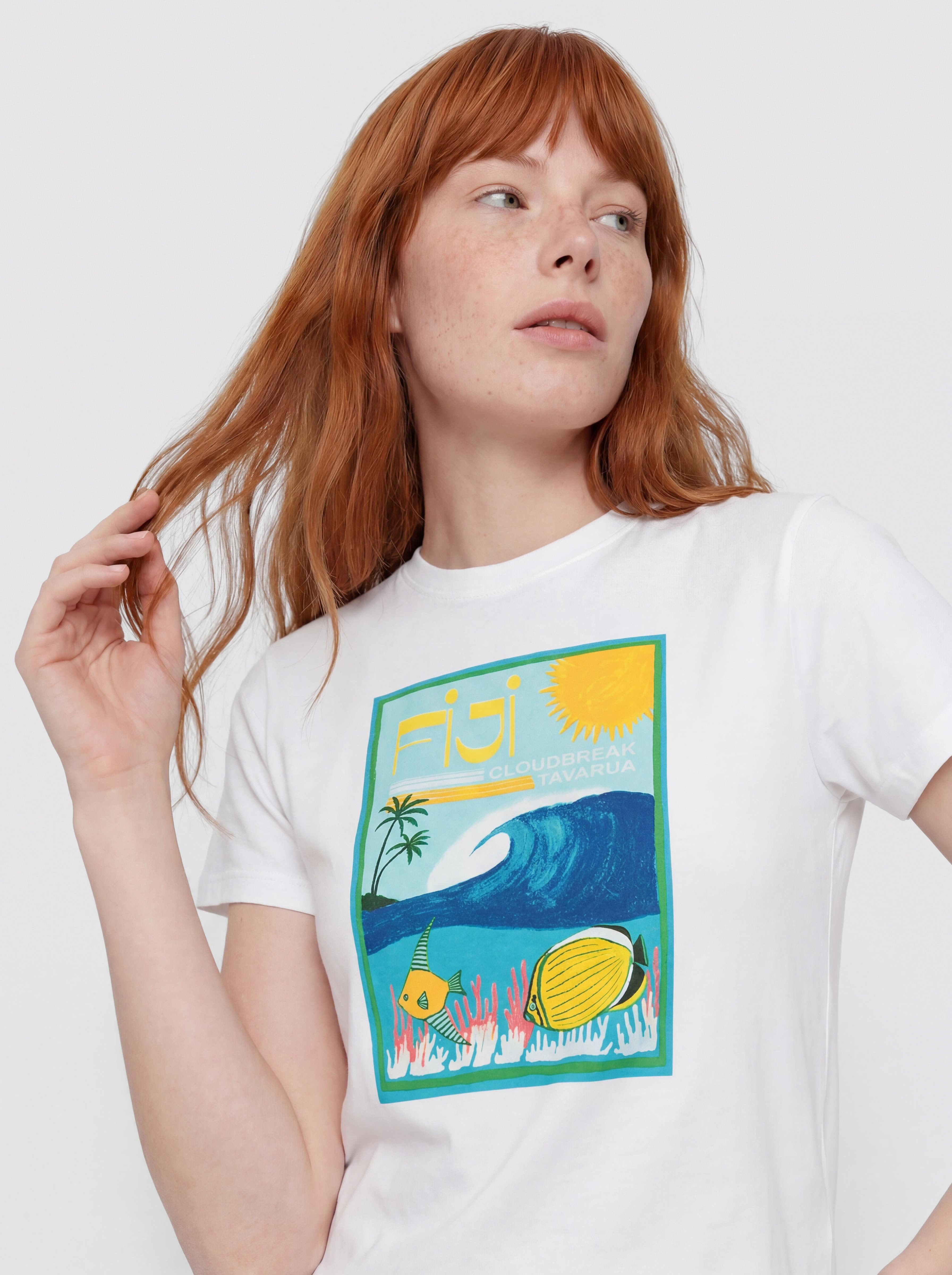 Футболка Roxy Atlas Hangloose Wmn (bright white fiji)