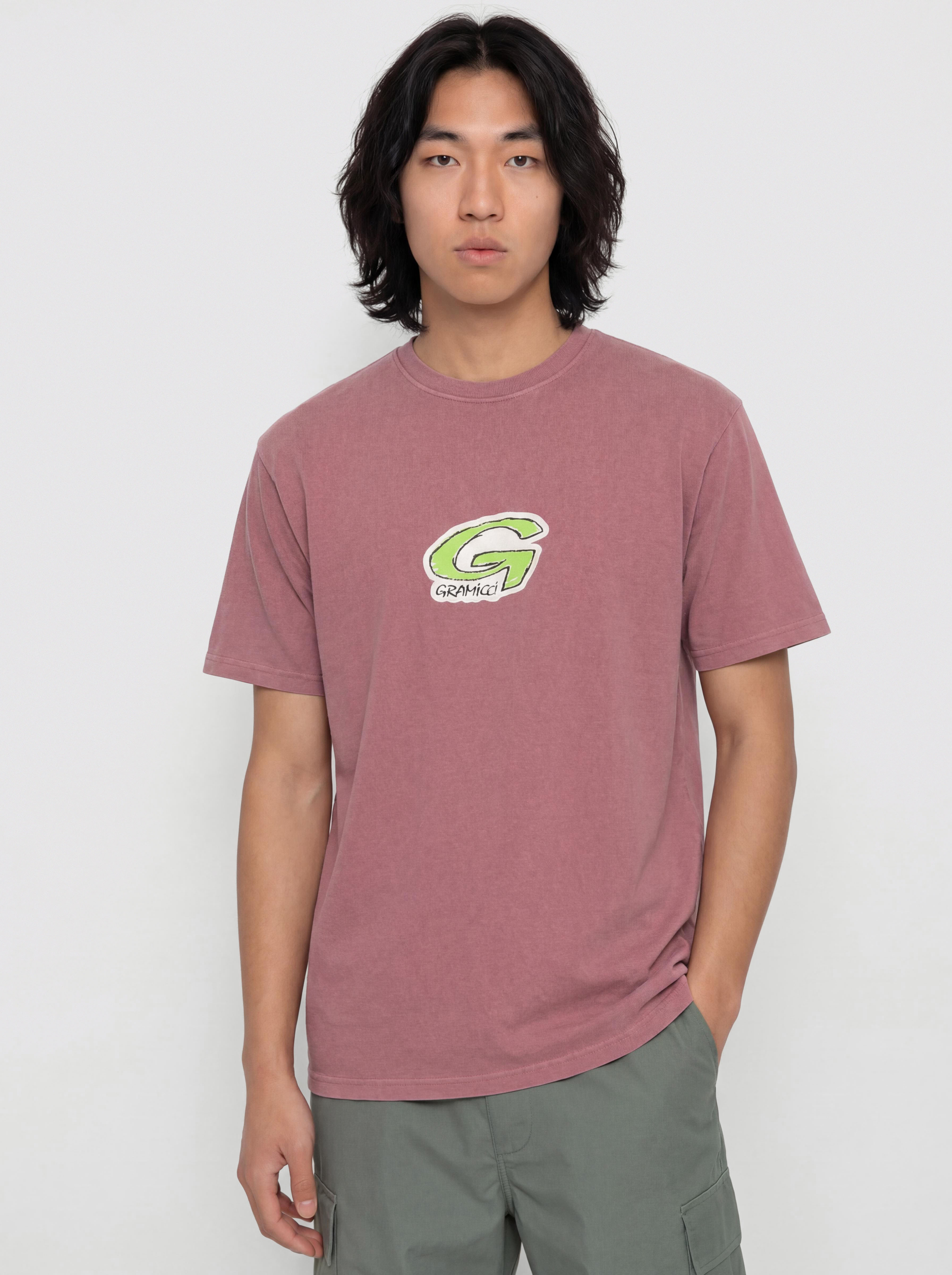 Футболка Gramicci G-Scribble Pigment Dyed (red pigment)