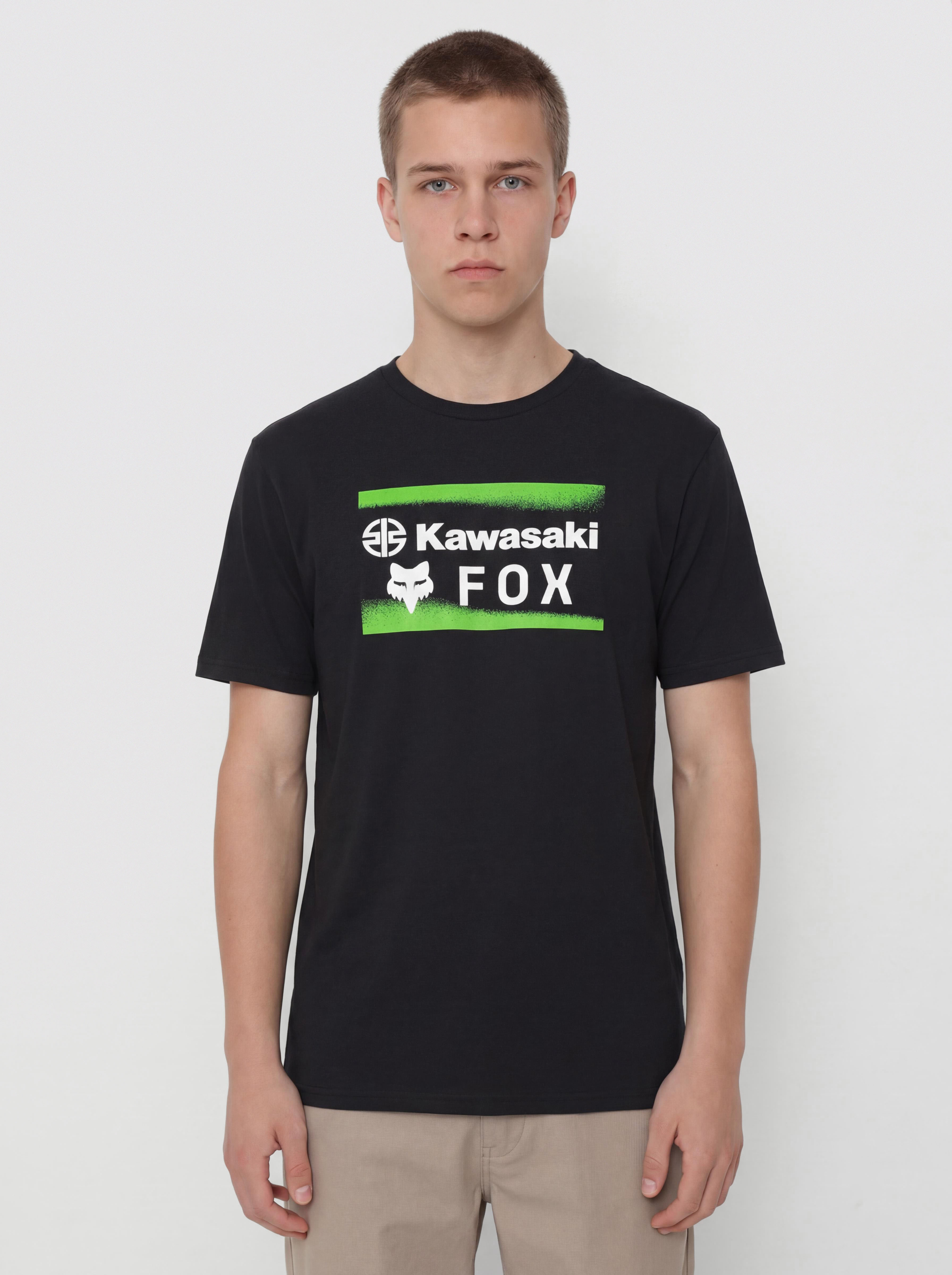 Футболка Fox X Kawasaki (black)