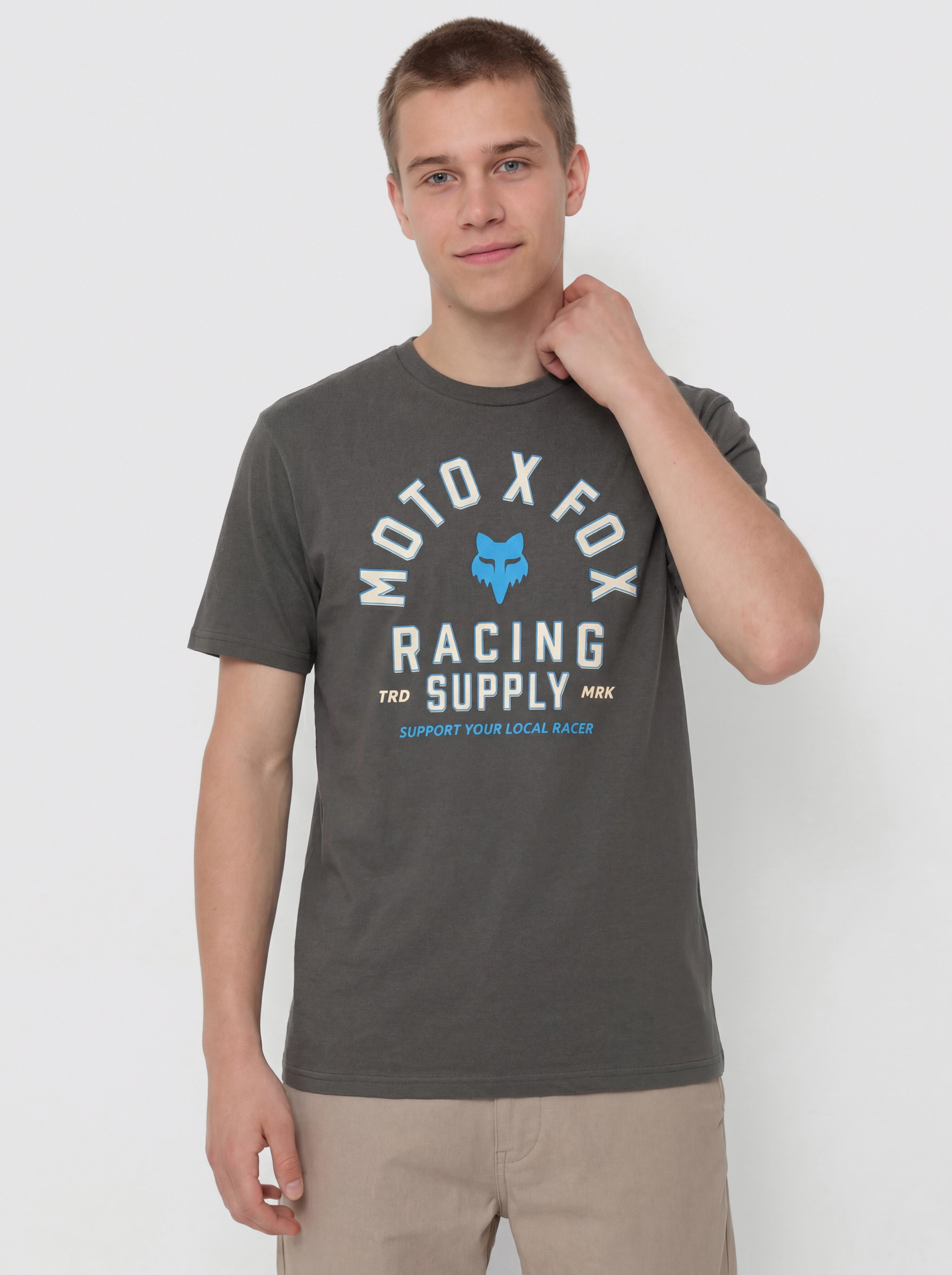 Футболка Fox Local Racer (dark shadow)