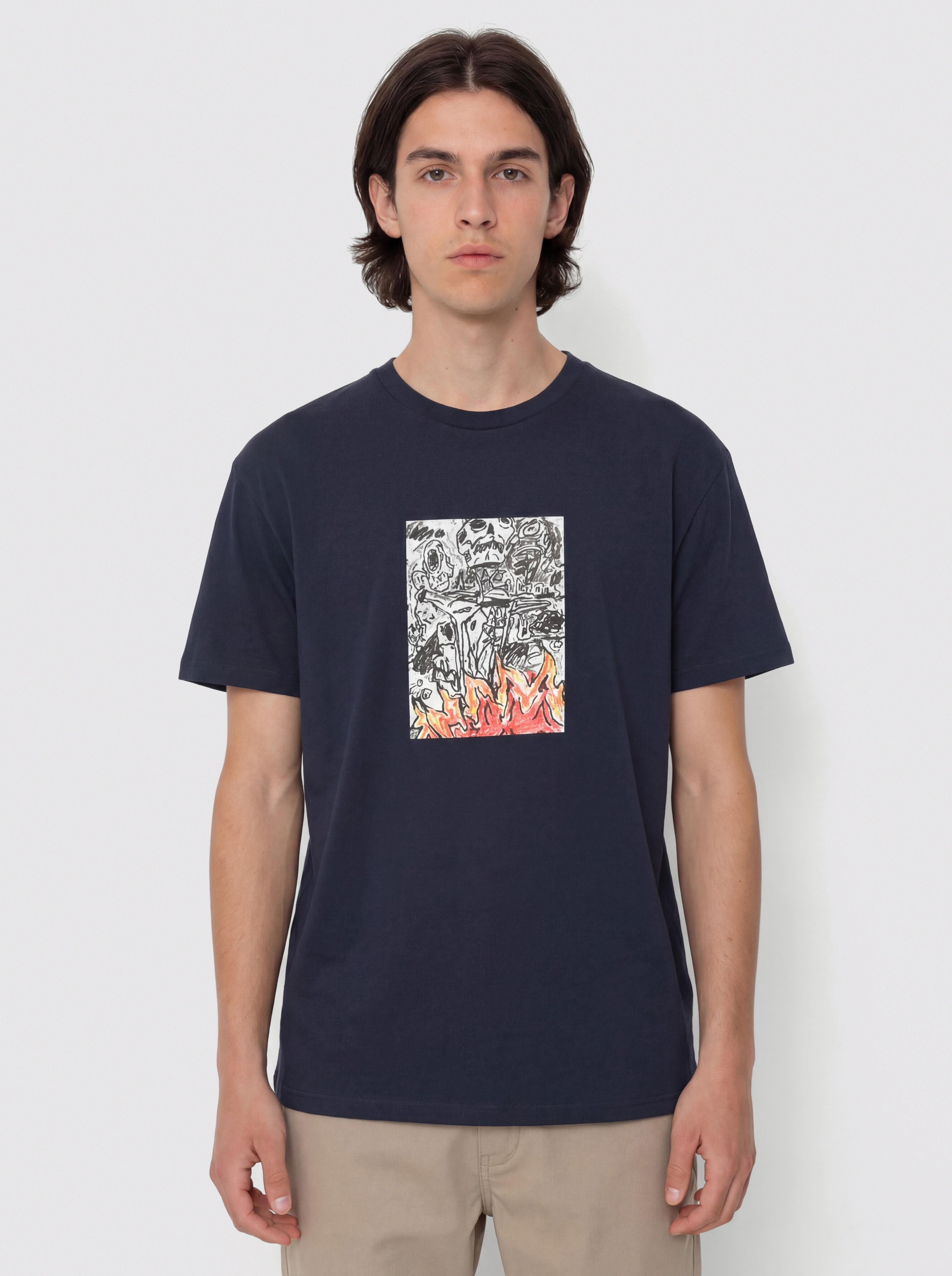 u0424u0443u0442u0431u043eu043bu043au0430 Poetic Collective Burning Skull (navy)
