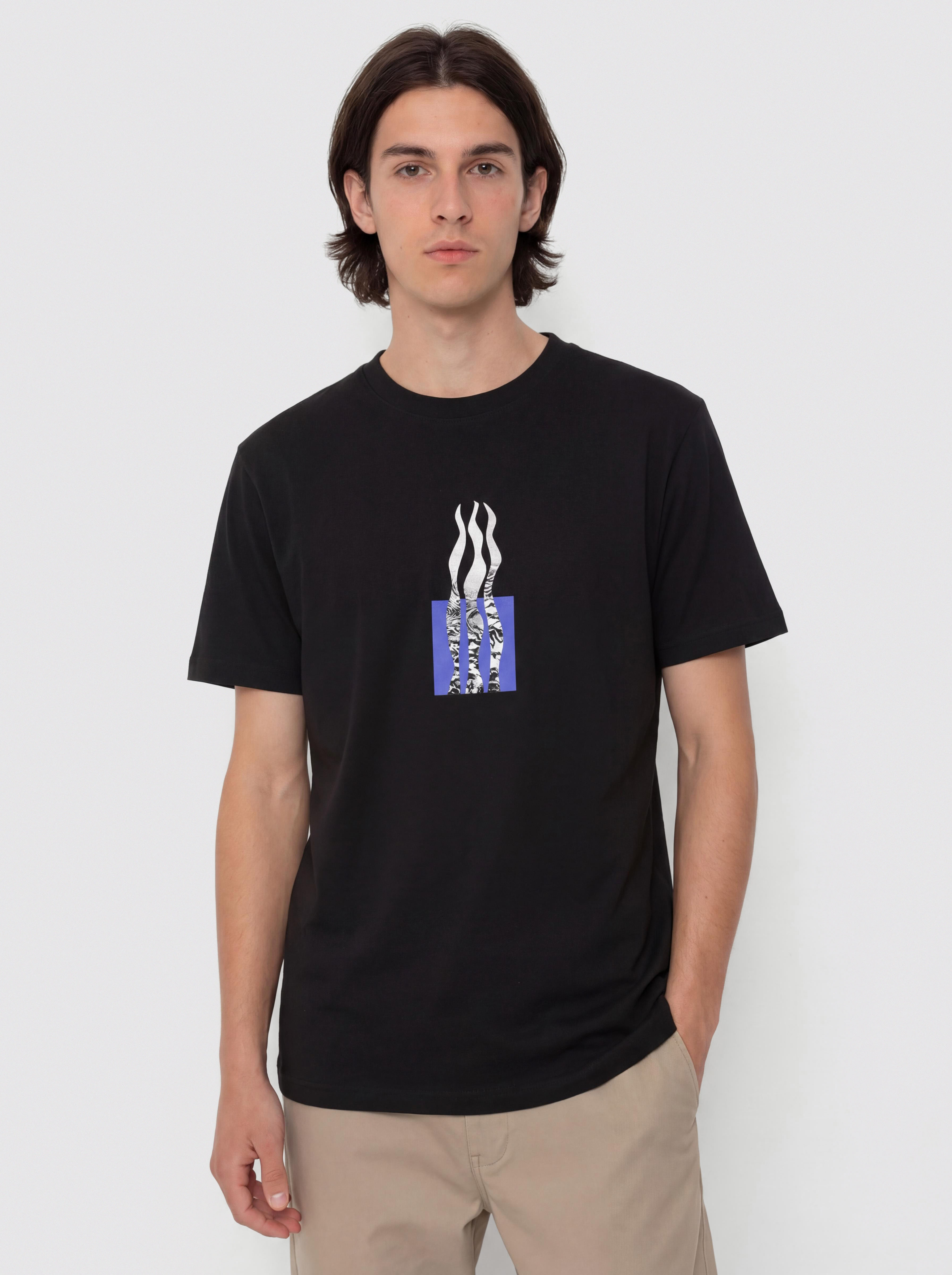 Футболка Poetic Collective Flames (black)