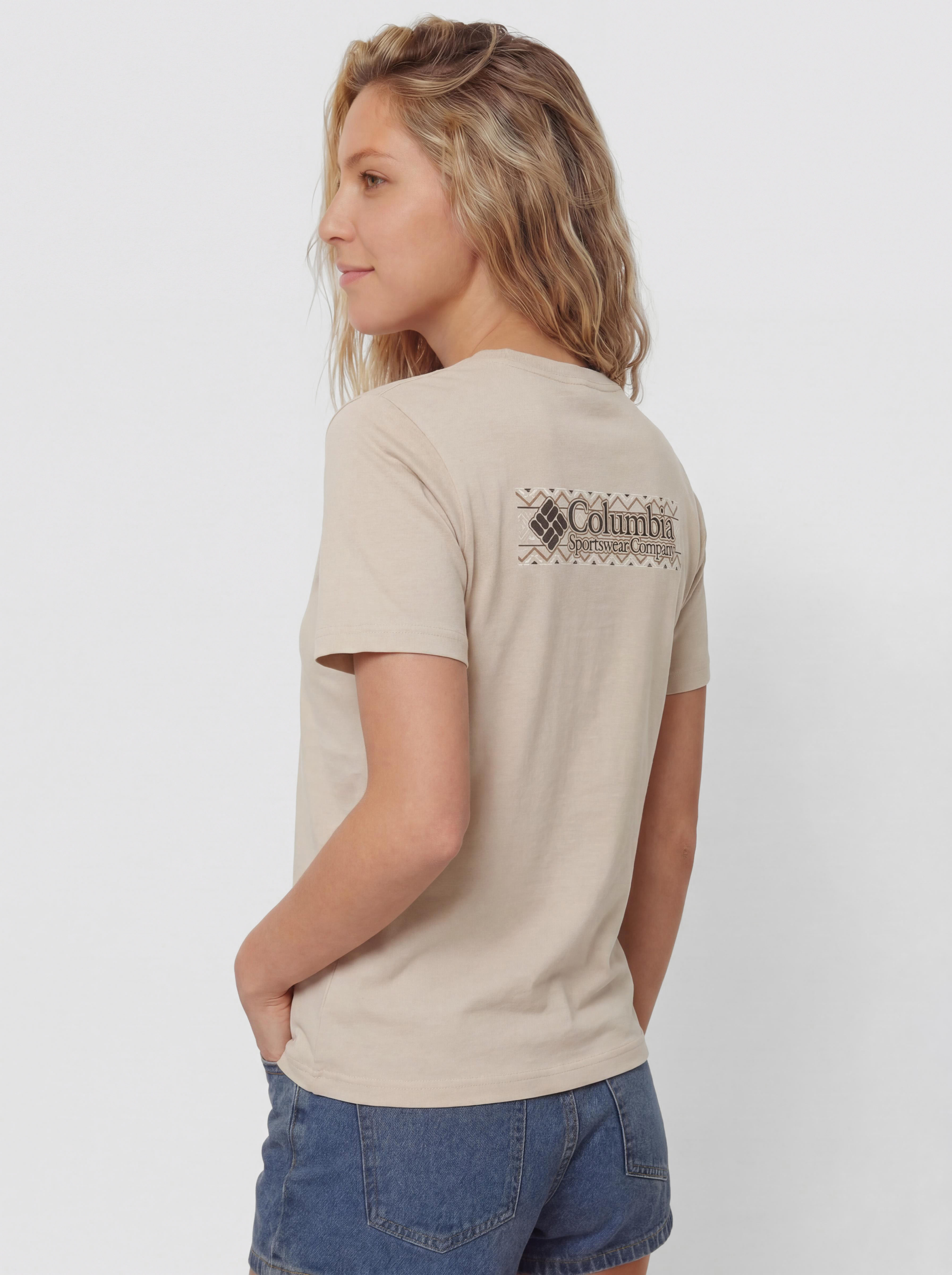 Футболка Columbia CSC Heavyweight Graphic Wmn (dark stone/branded blanket)