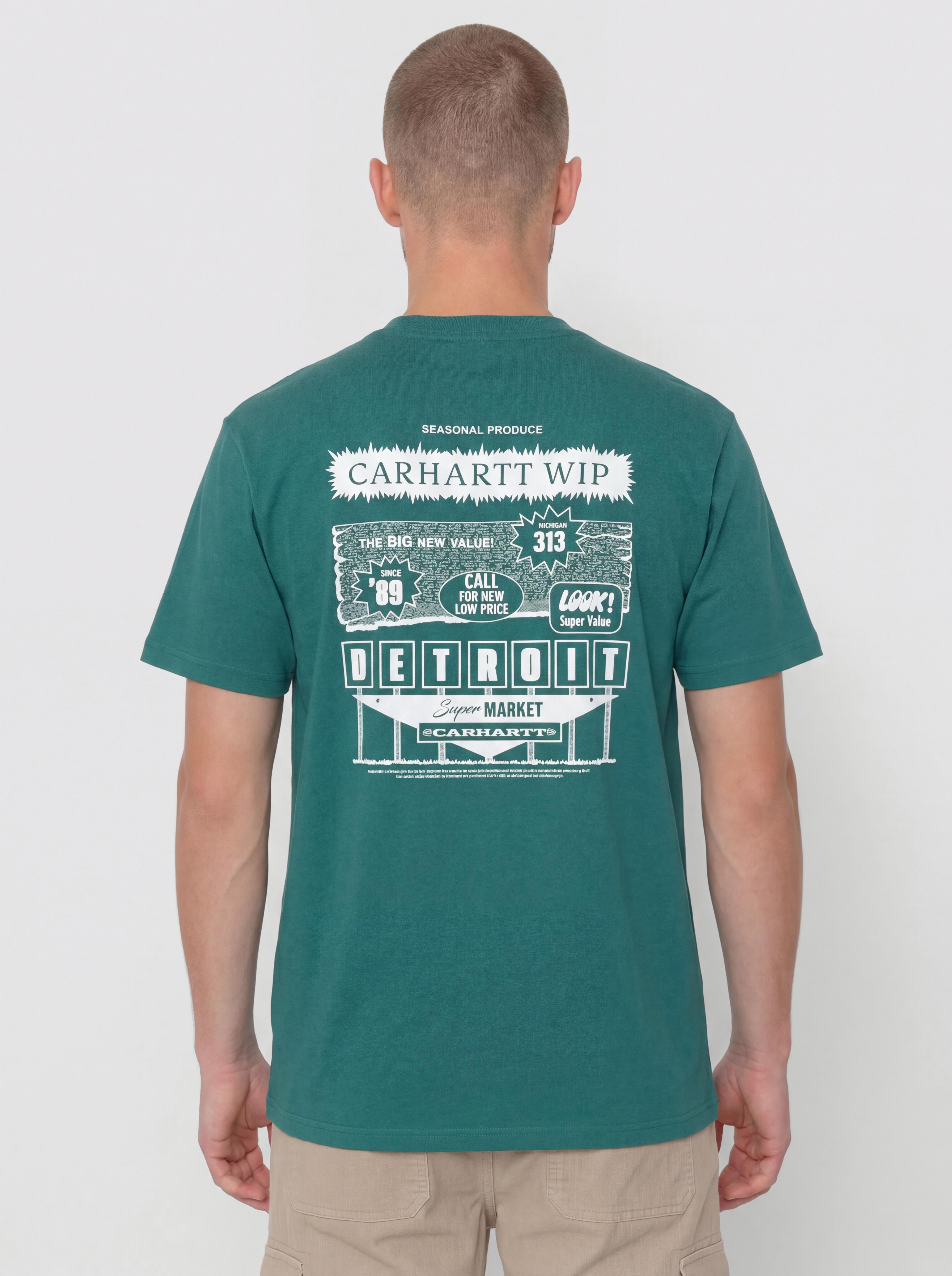 Футболка Carhartt WIP Catalogue (rainforest/white)