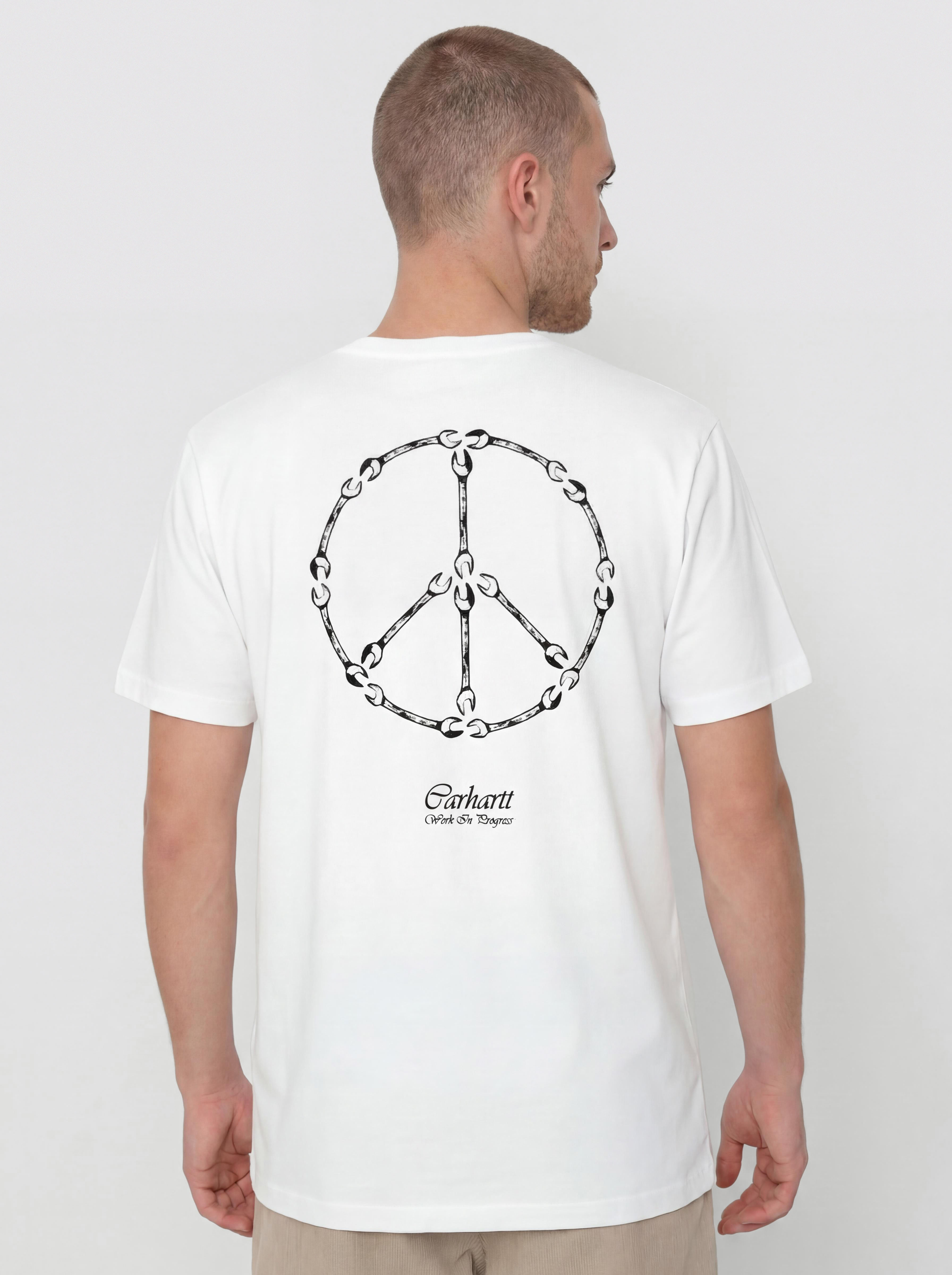 Футболка Carhartt WIP Peace And Work (white/black)