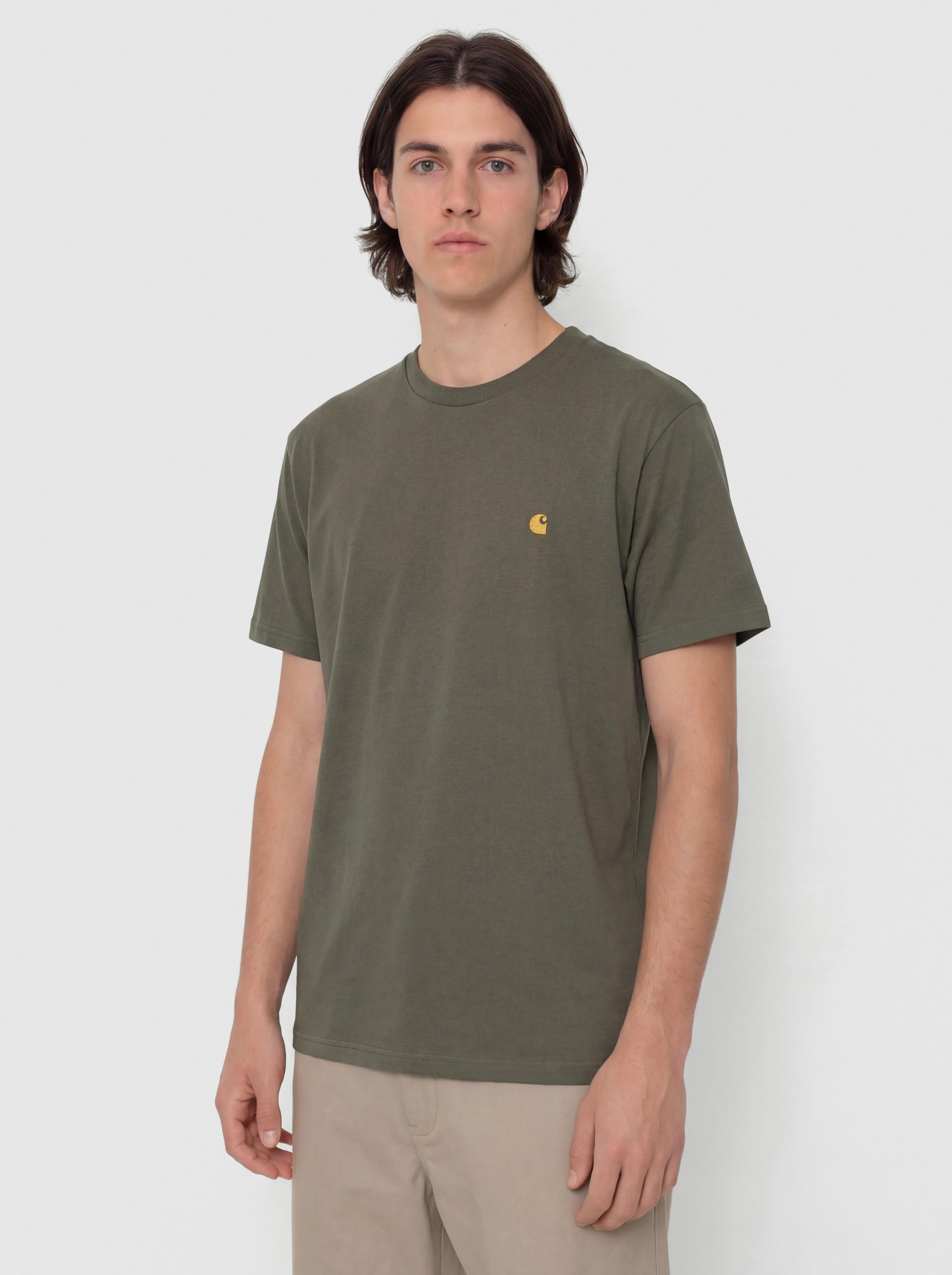Футболка Carhartt WIP Chase (leaf/gold)