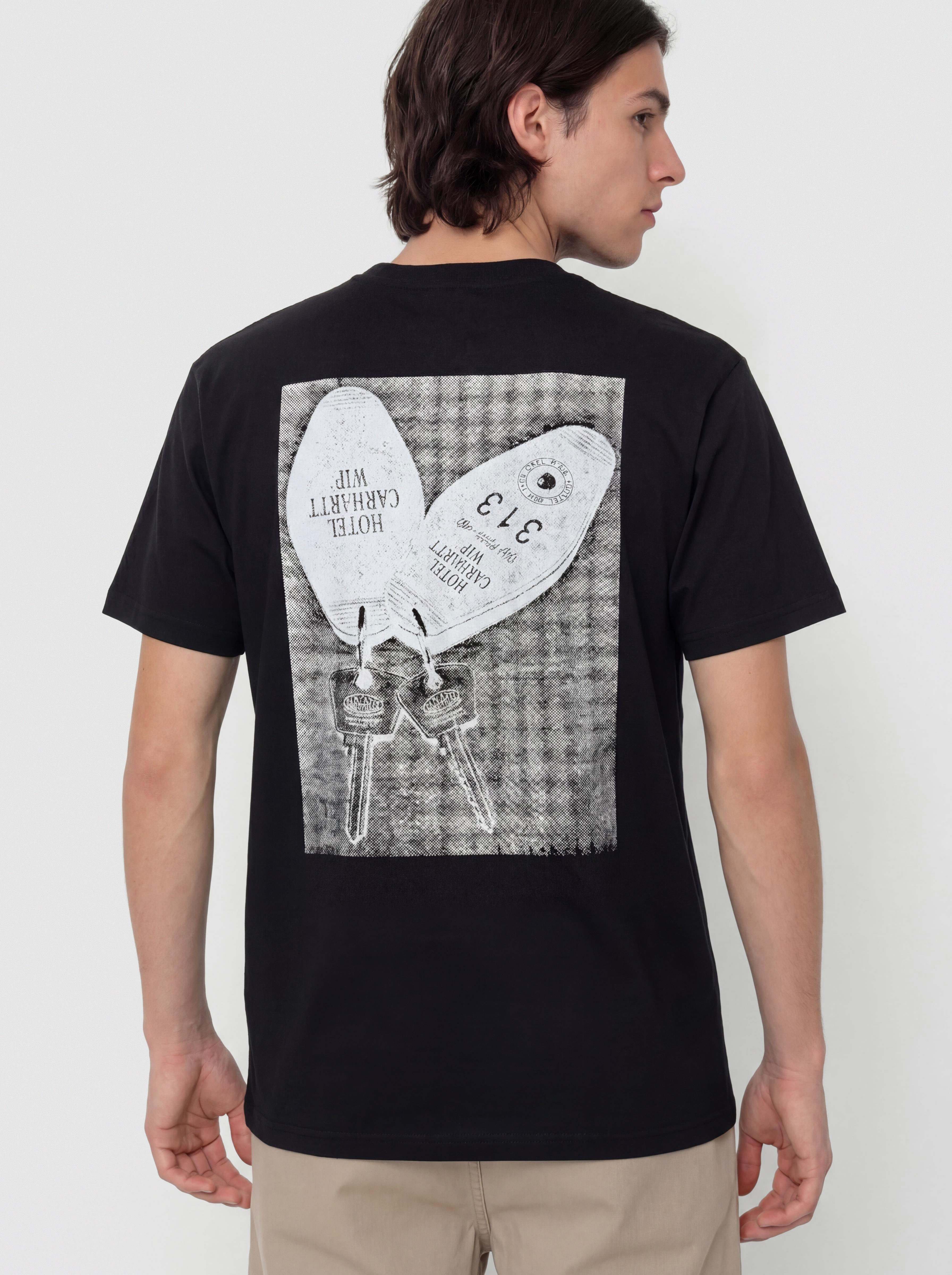 Футболка Carhartt WIP Hotel Keys (black/white)