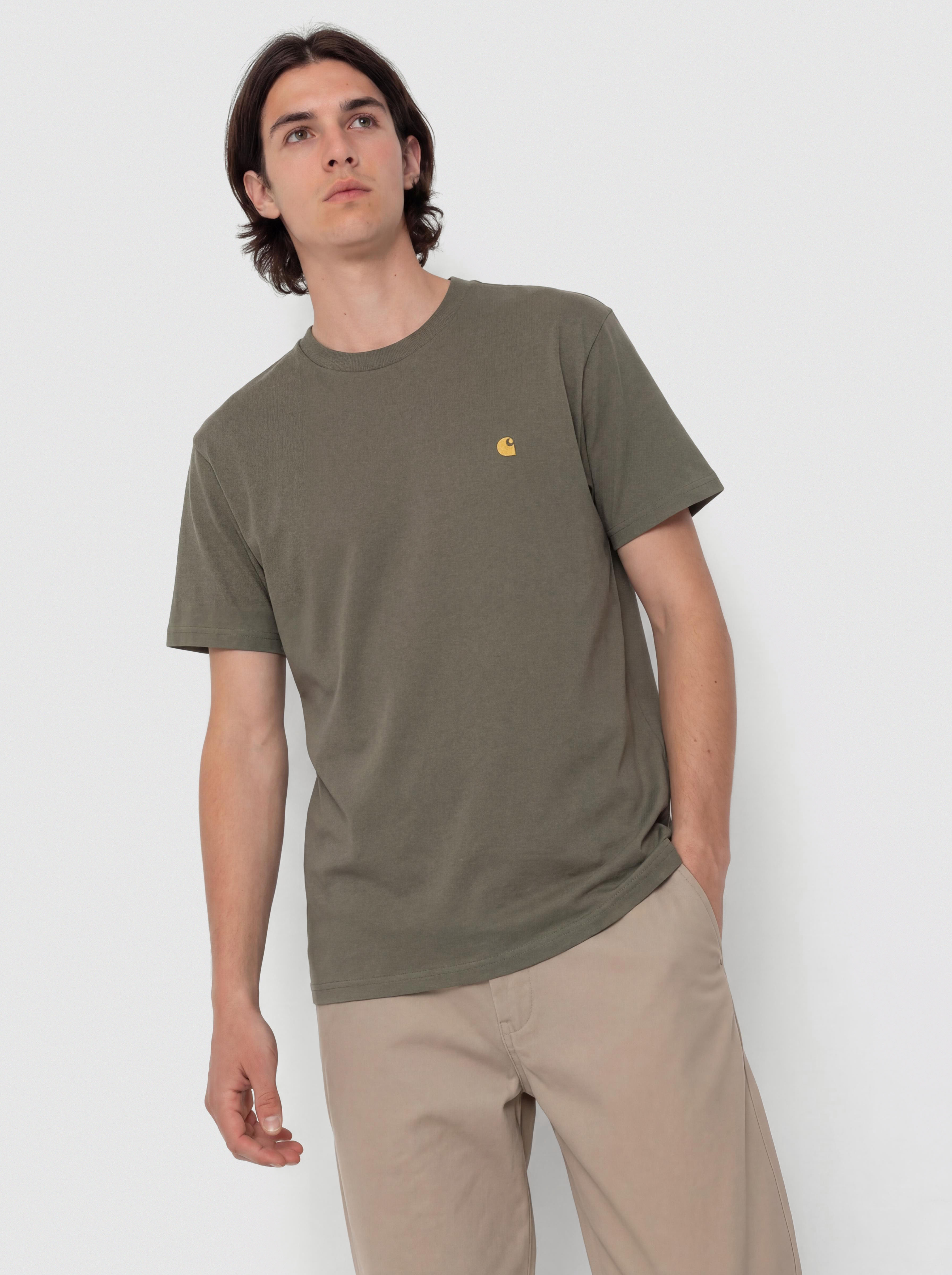u0424u0443u0442u0431u043eu043bu043au0430 Carhartt WIP Chase (leaf/gold)