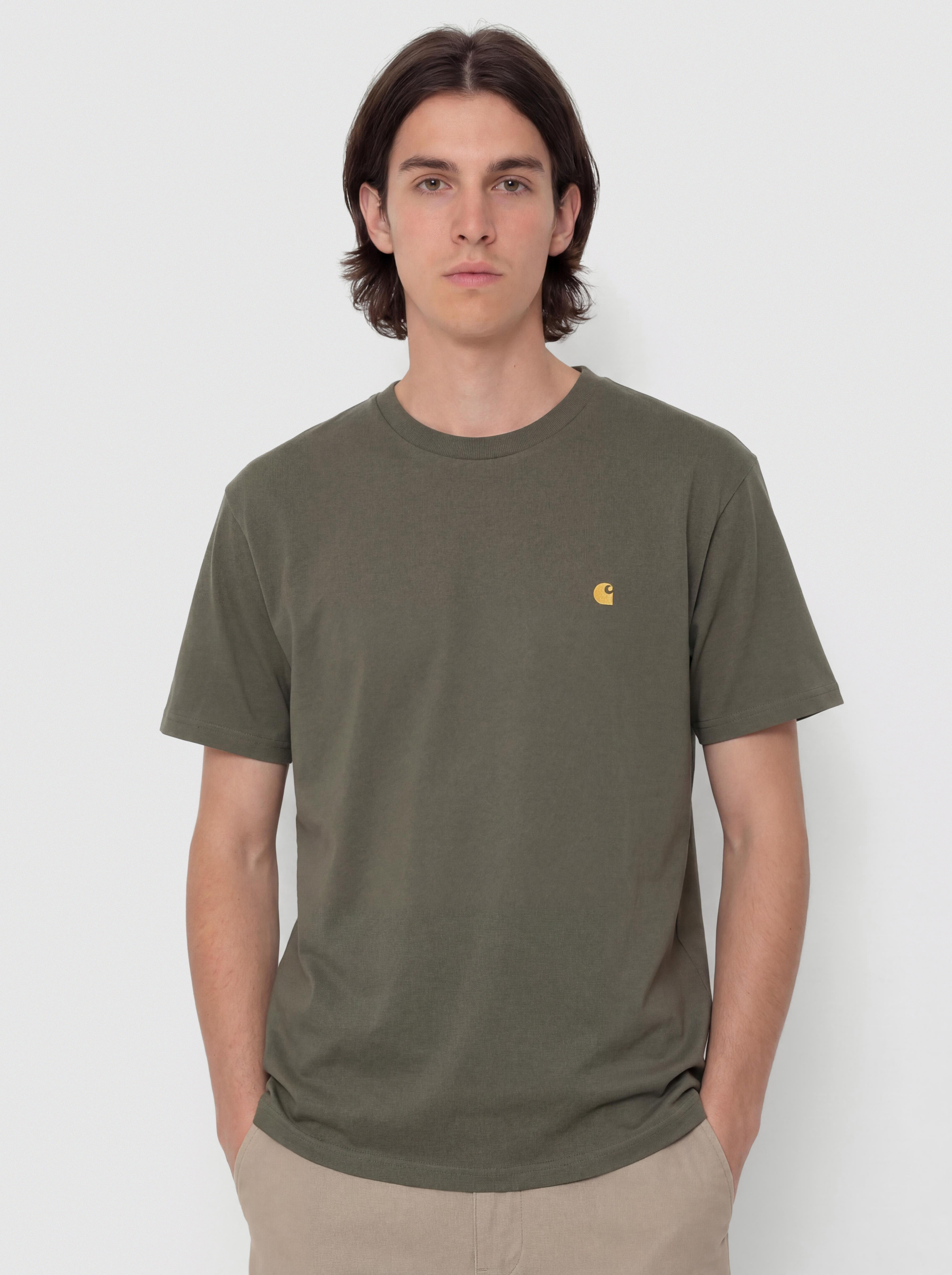 Футболка Carhartt WIP Chase (leaf/gold)