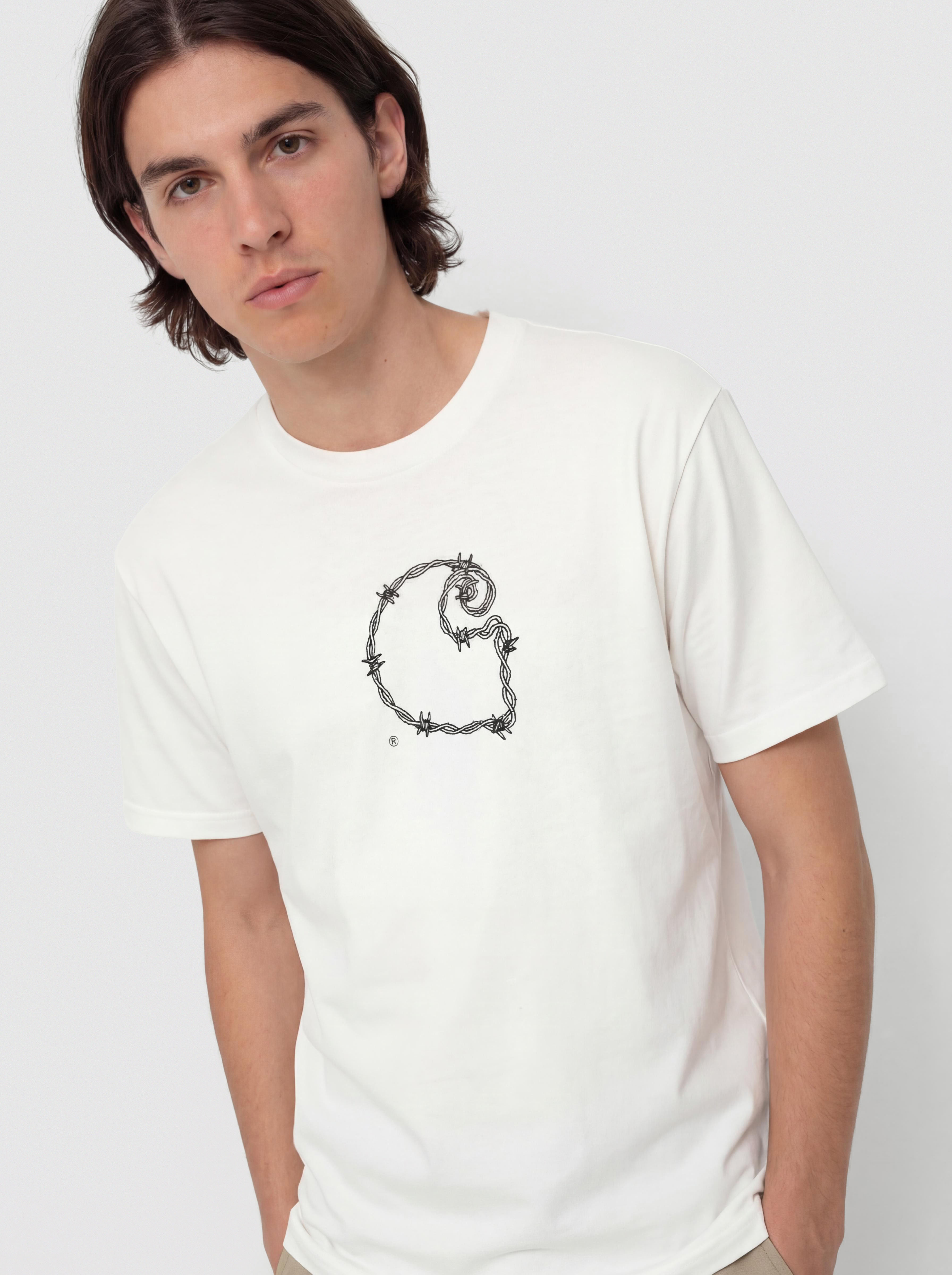Футболка Carhartt WIP Barbwire C (white)