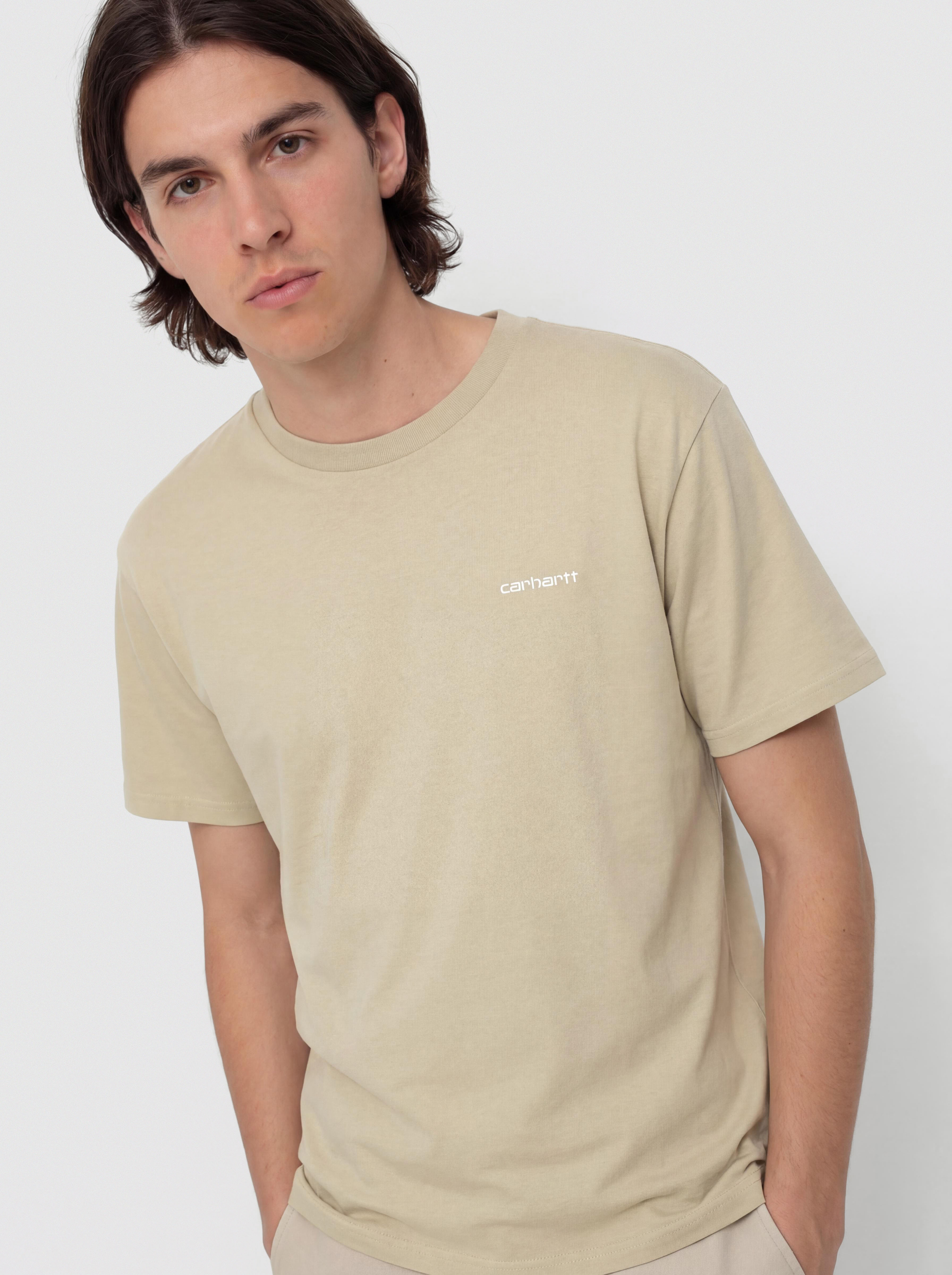 u0424u0443u0442u0431u043eu043bu043au0430 Carhartt WIP Script Embroidery (barchan/white)