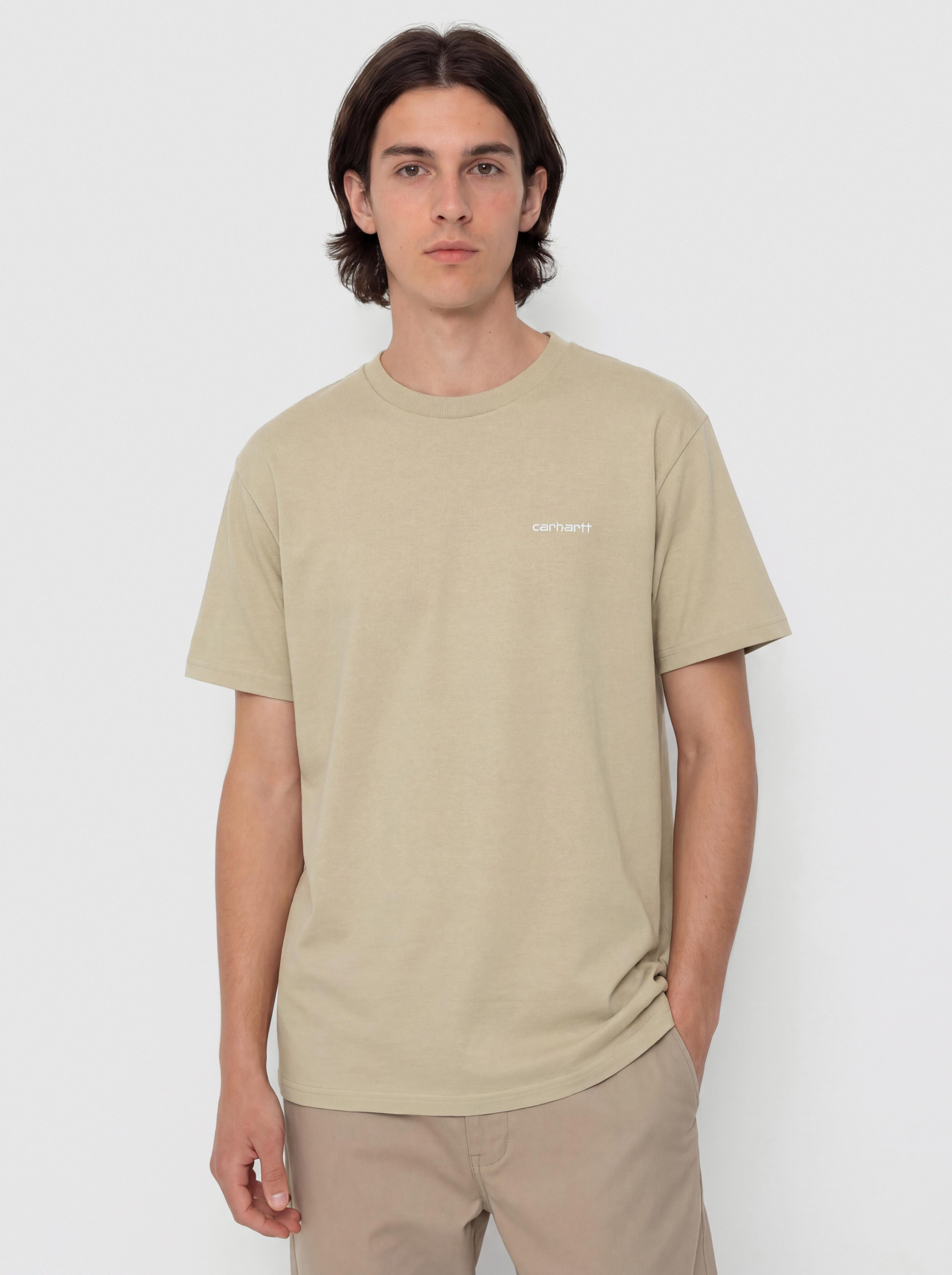 Футболка Carhartt WIP Script Embroidery (barchan/white)