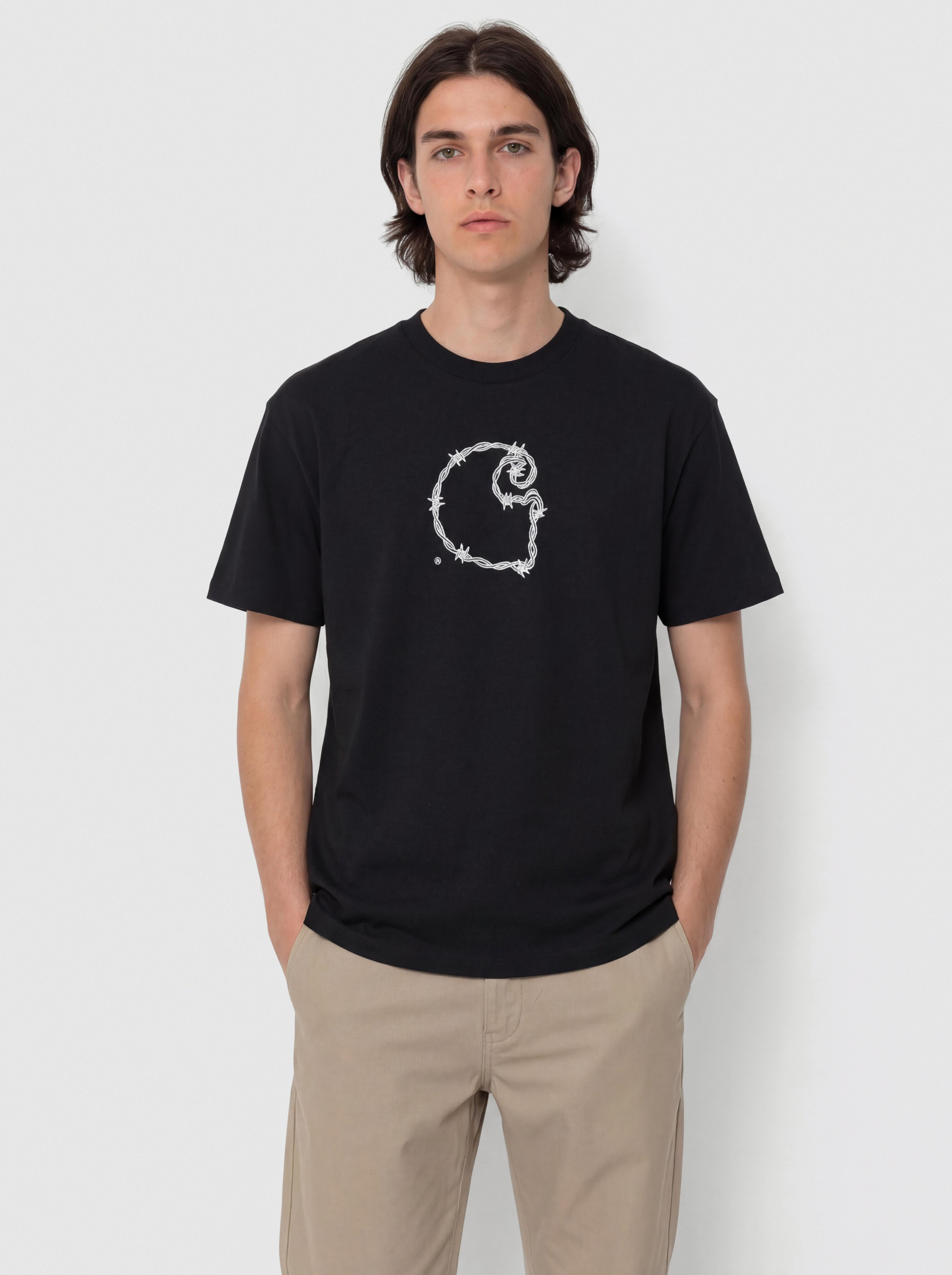 Футболка Carhartt WIP Barbwire C (black)