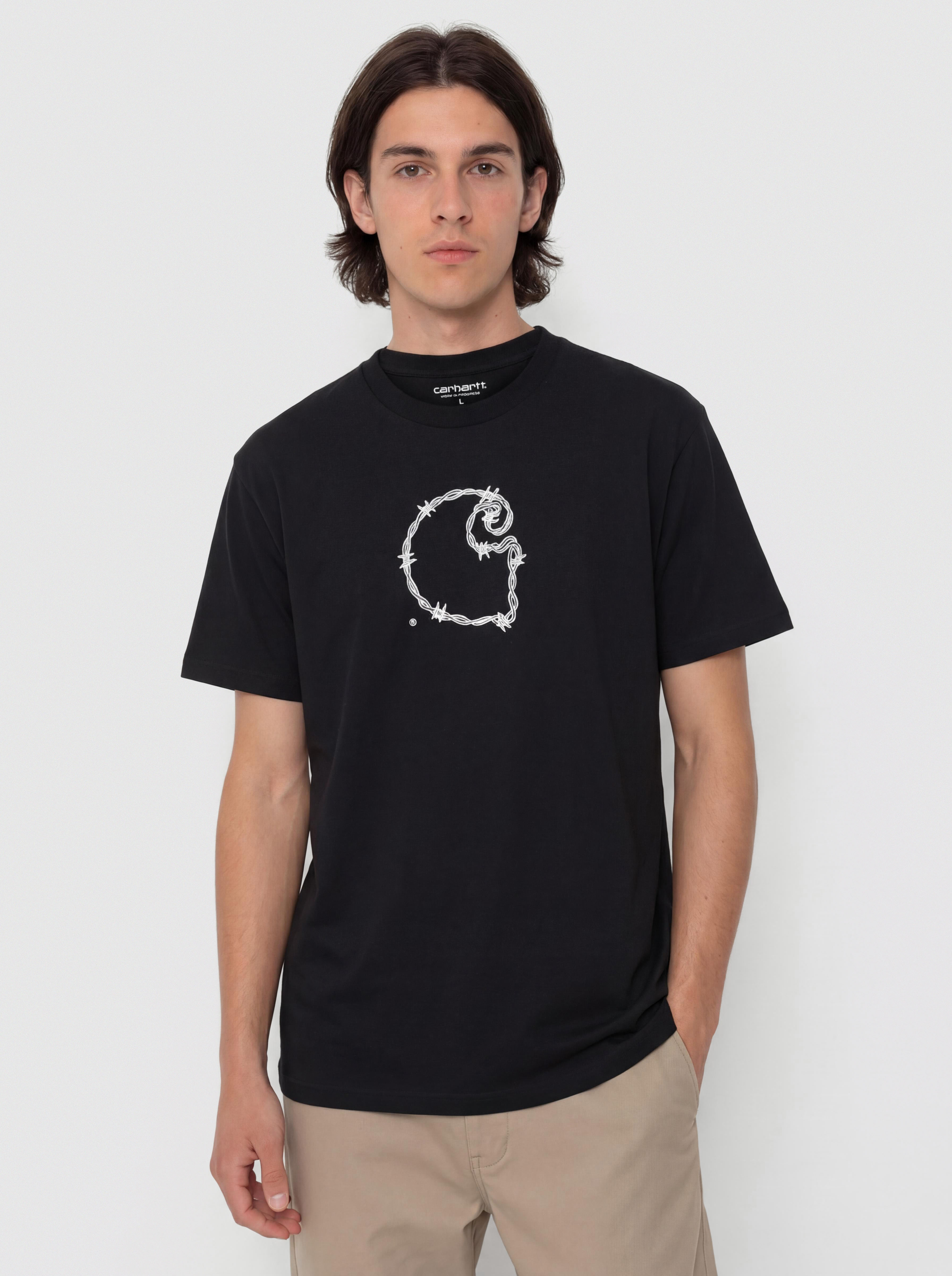 Футболка Carhartt WIP Barbwire C (black)