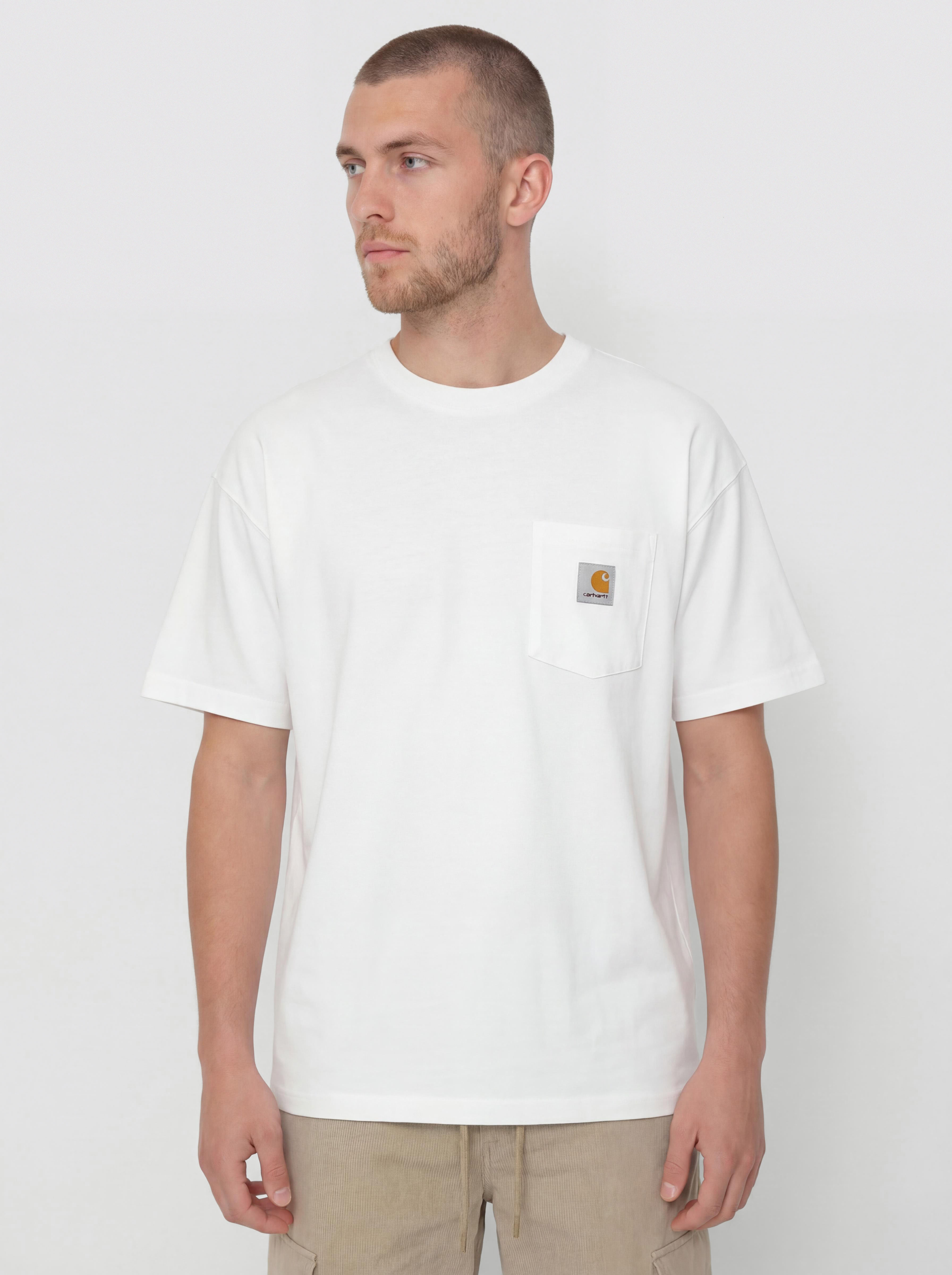 Футболка Carhartt WIP Work Pocket (white)