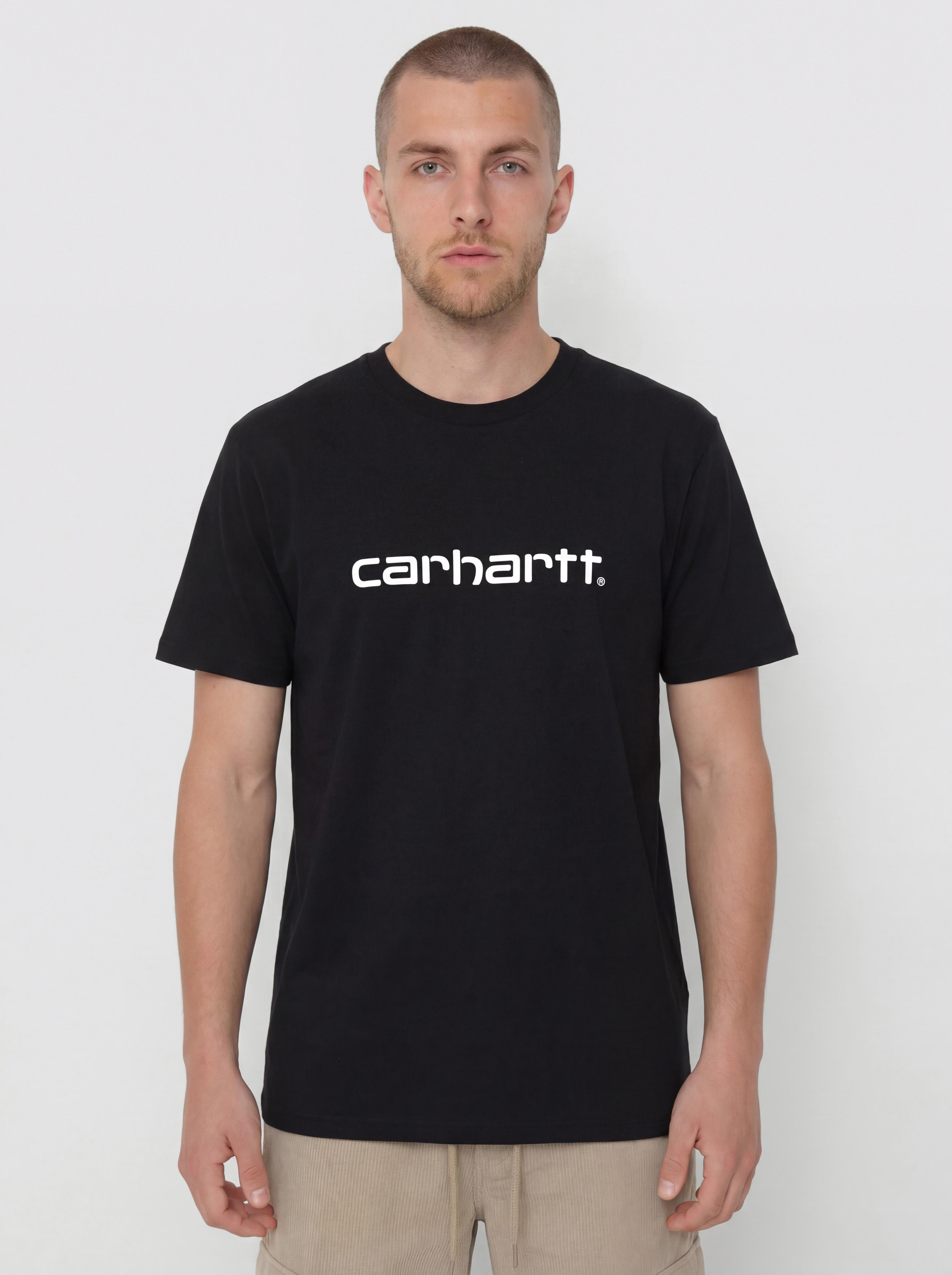 Футболка Carhartt WIP Script (black/white)
