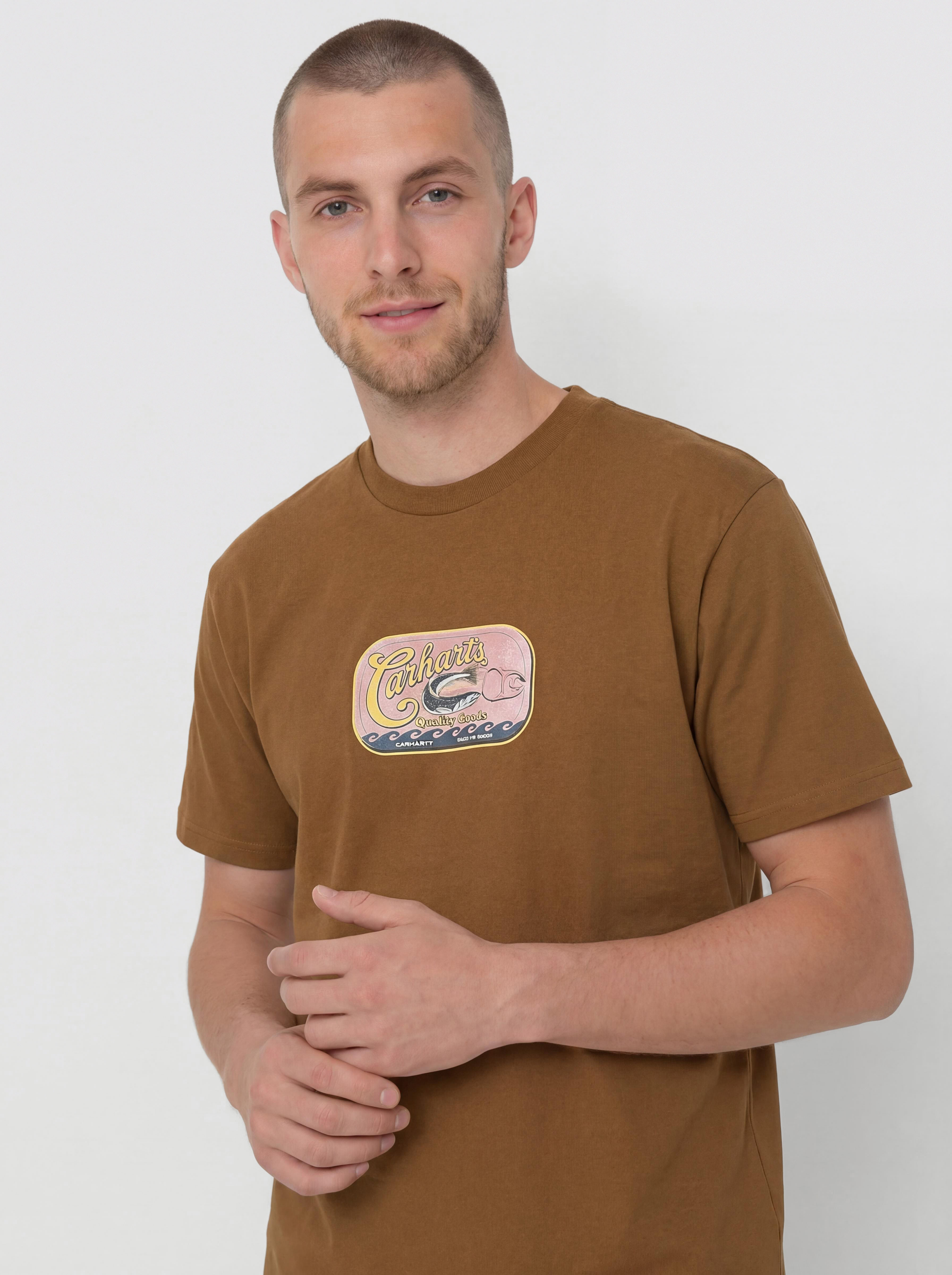 Футболка Carhartt WIP Sardinas (hamilton brown)